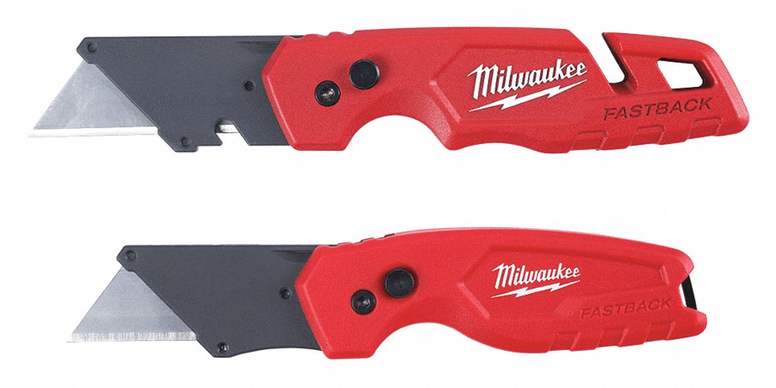 UTILITY KNIFE SET, FOLDING, INCLUDES THE48-22-1500 AND 48-22-1502.