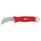 LINEMAN'S HAWKSBILL KNIFE W STICKWORK 3 IN 1 RING, RED, STAINLESS STEEL