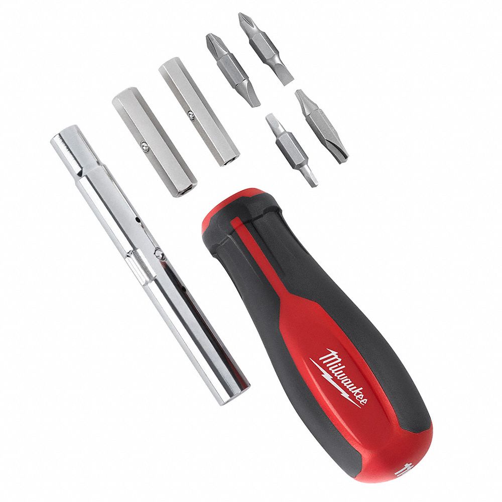 SCREWDRIVER SET, CUSHION GRIP, FORGED SHANK