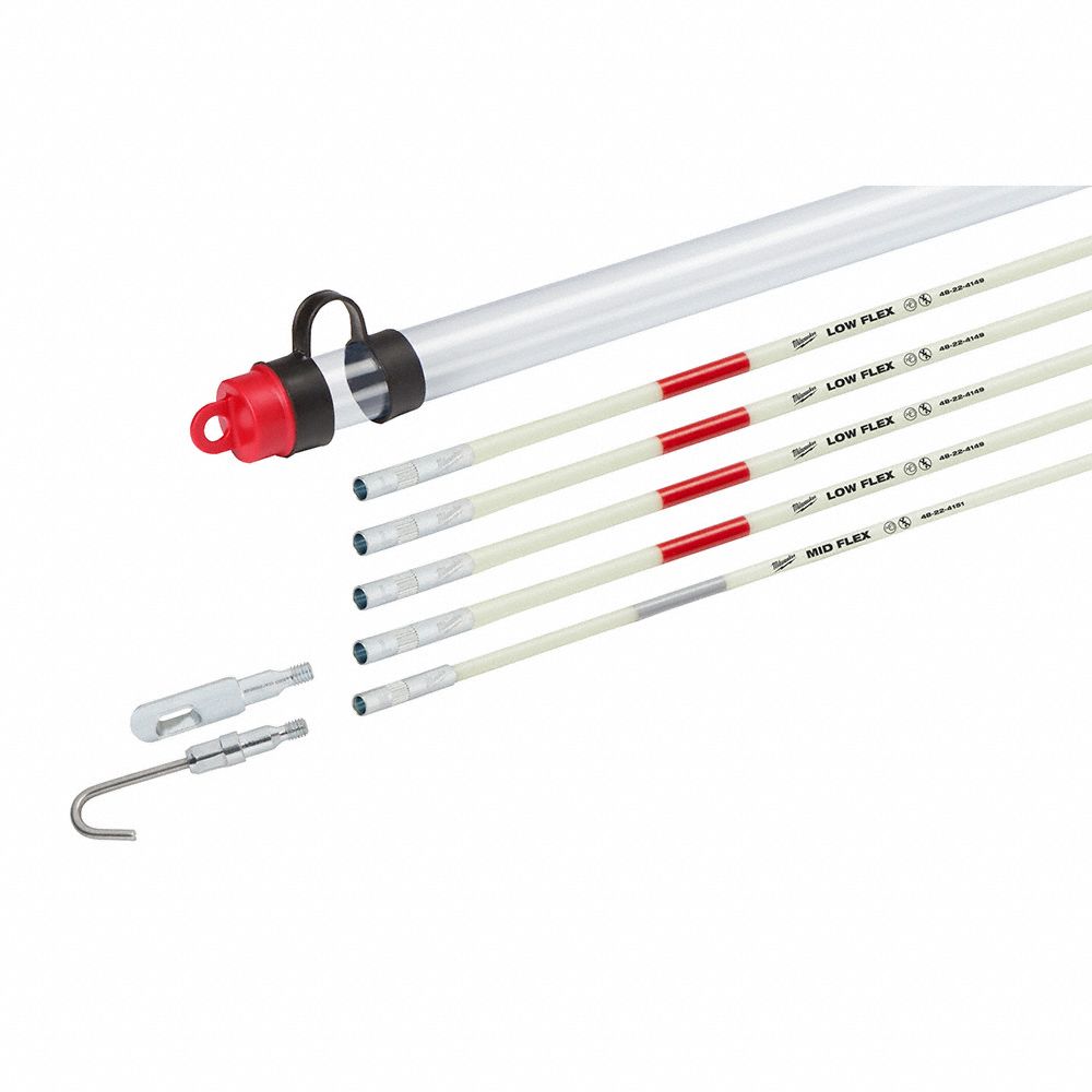 FISH STICK COMBO KIT, 1 MID FLEX STICKS/4 LOWITH BULLET NOSE AND HOOK TIPS/STORAGE TUBE