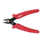 PRECISION PLIERS, DIAGONAL CUTTING, SPRING RETURN, OVERALL 5 IN L, JAW 1/2 IN L, RUBBER