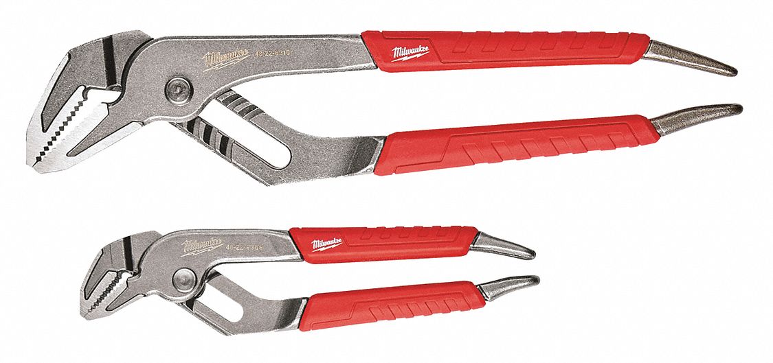 TONGUE AND GROOVE PLIER SET,STEEL,2PCS