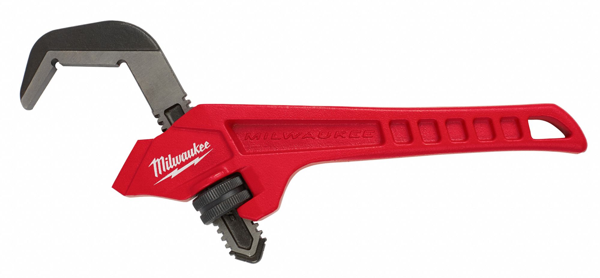 PIPE WRENCH,ERGONOMIC,TETHER READY