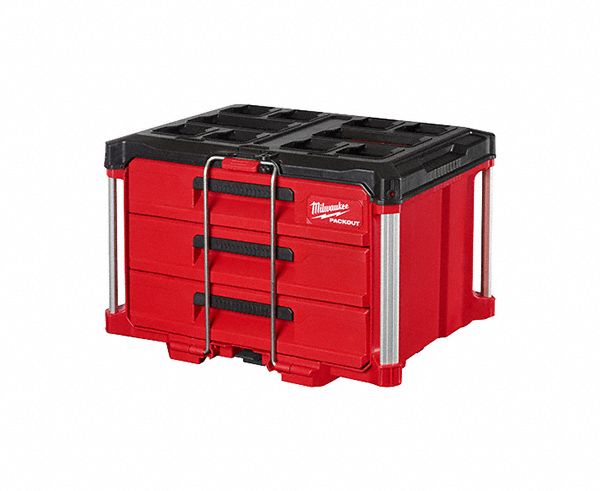 TOOL BOX,3-DRAWER,14 1/3IN H,22 1/5IN W