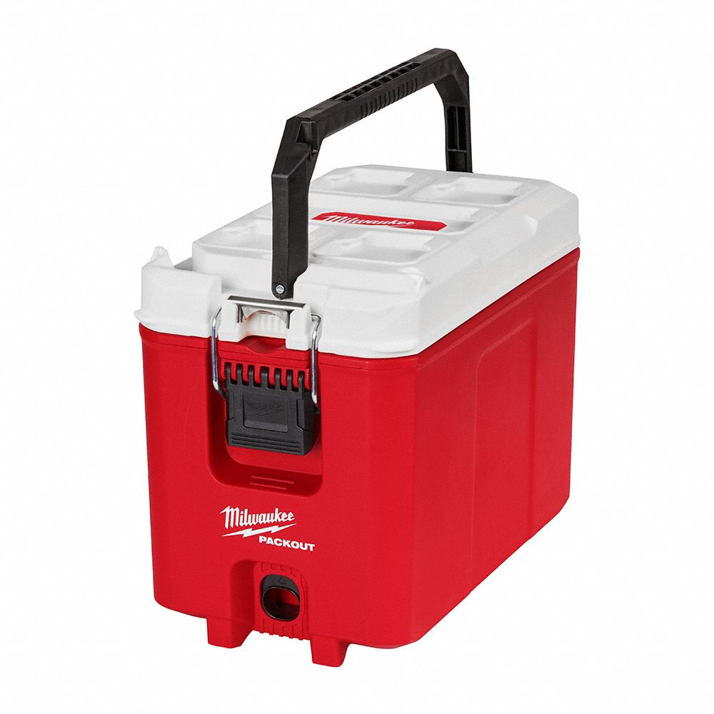 Red and hot sale white cooler