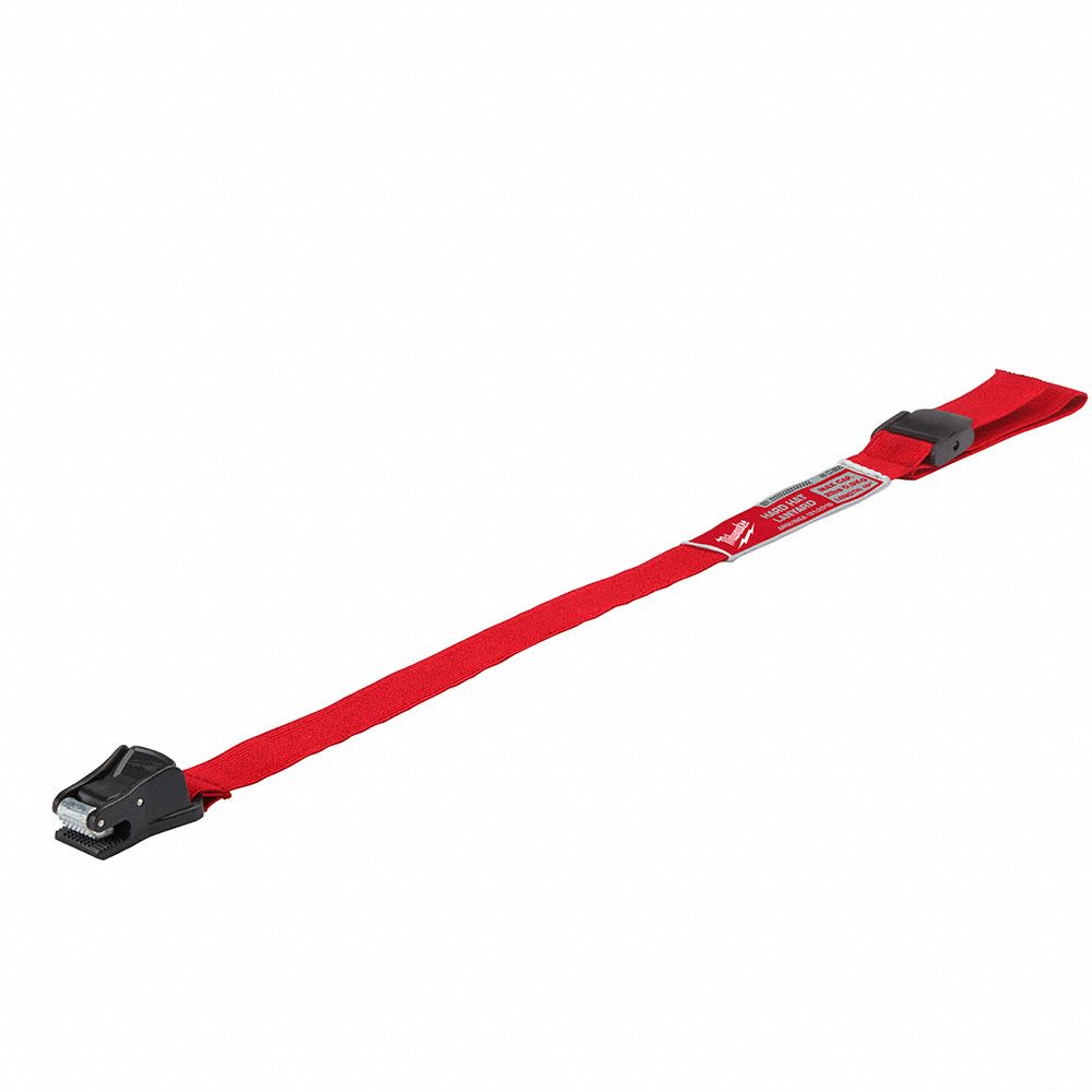 HARD HAT LANYARD,2 LBS WEIGHT CAP,RED