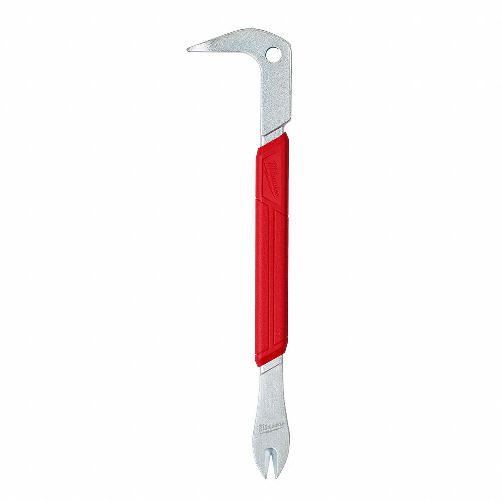 NAIL PULLER W WEAR-RESISTANT GRIP, 12 X 2 29/32 IN