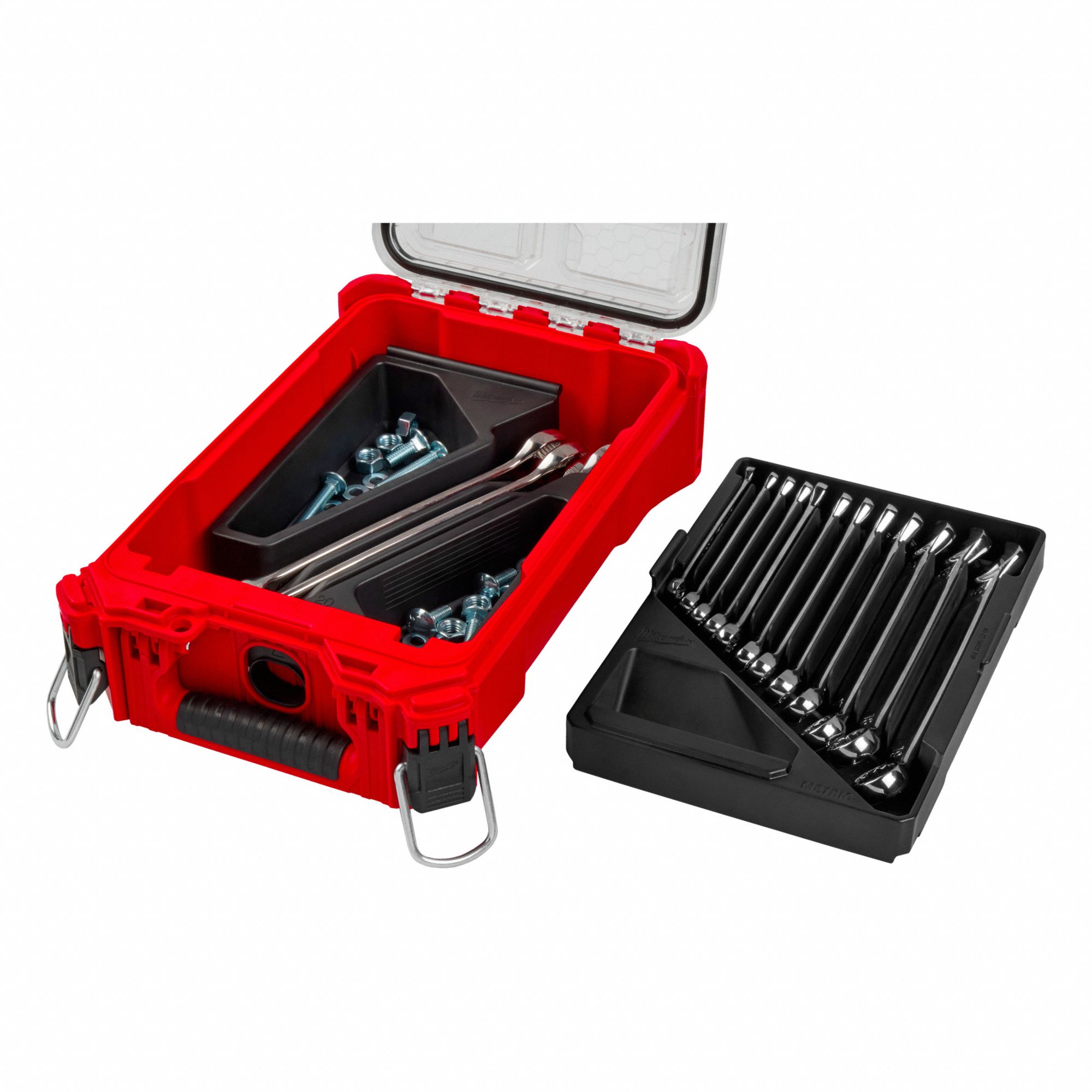 COMBINATION WRENCH SET, CHROME VANADIUM STEEL, POLYPROPYLENE, I-BEAM HANDLE, 15 °  HEAD OFFSET, 4.6 LB