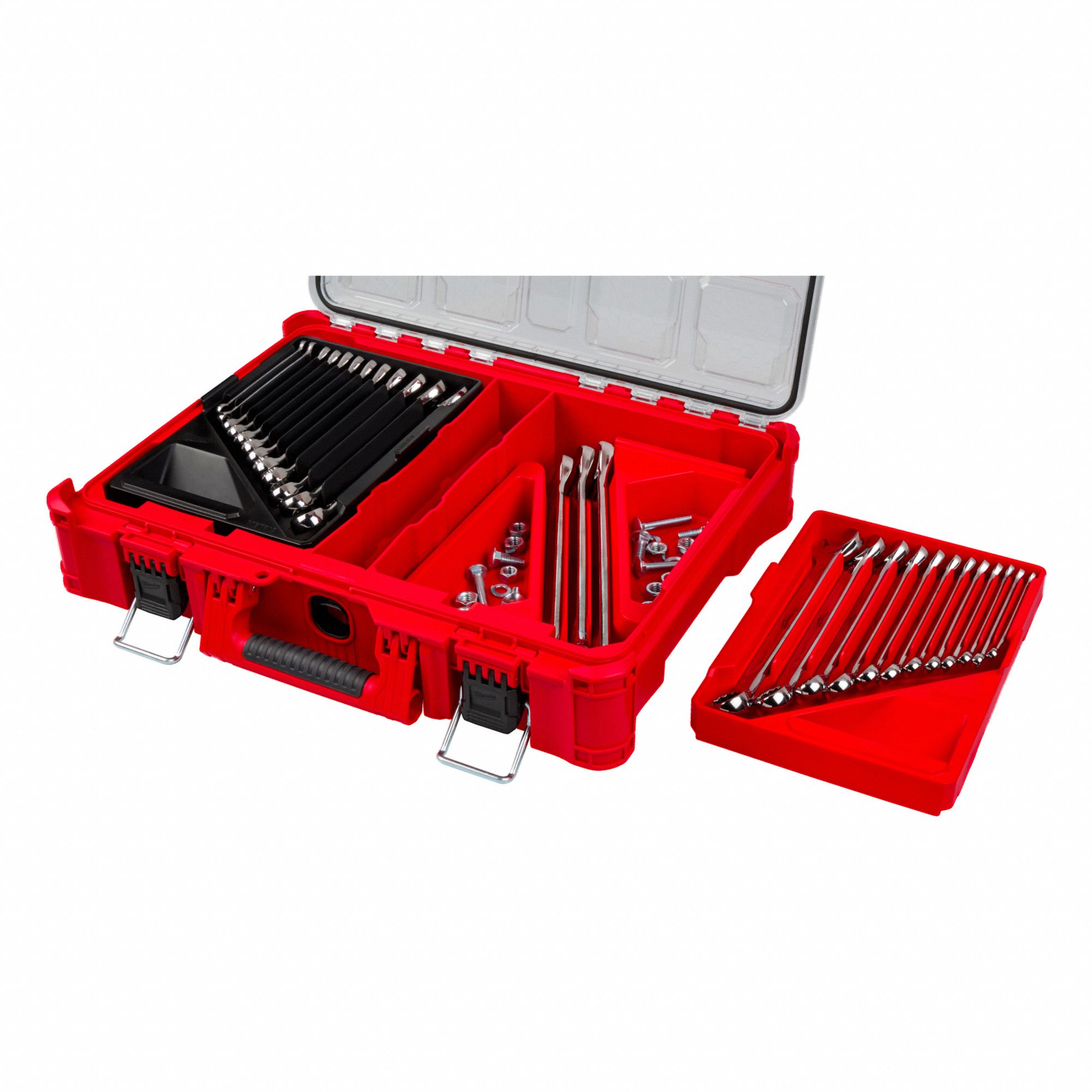 COMBINATION WRENCH SET, CHROME VANADIUM STEEL, POLYPROPYLENE, I-BEAM HANDLE, 15 °  HEAD OFFSET, 9.4 LB