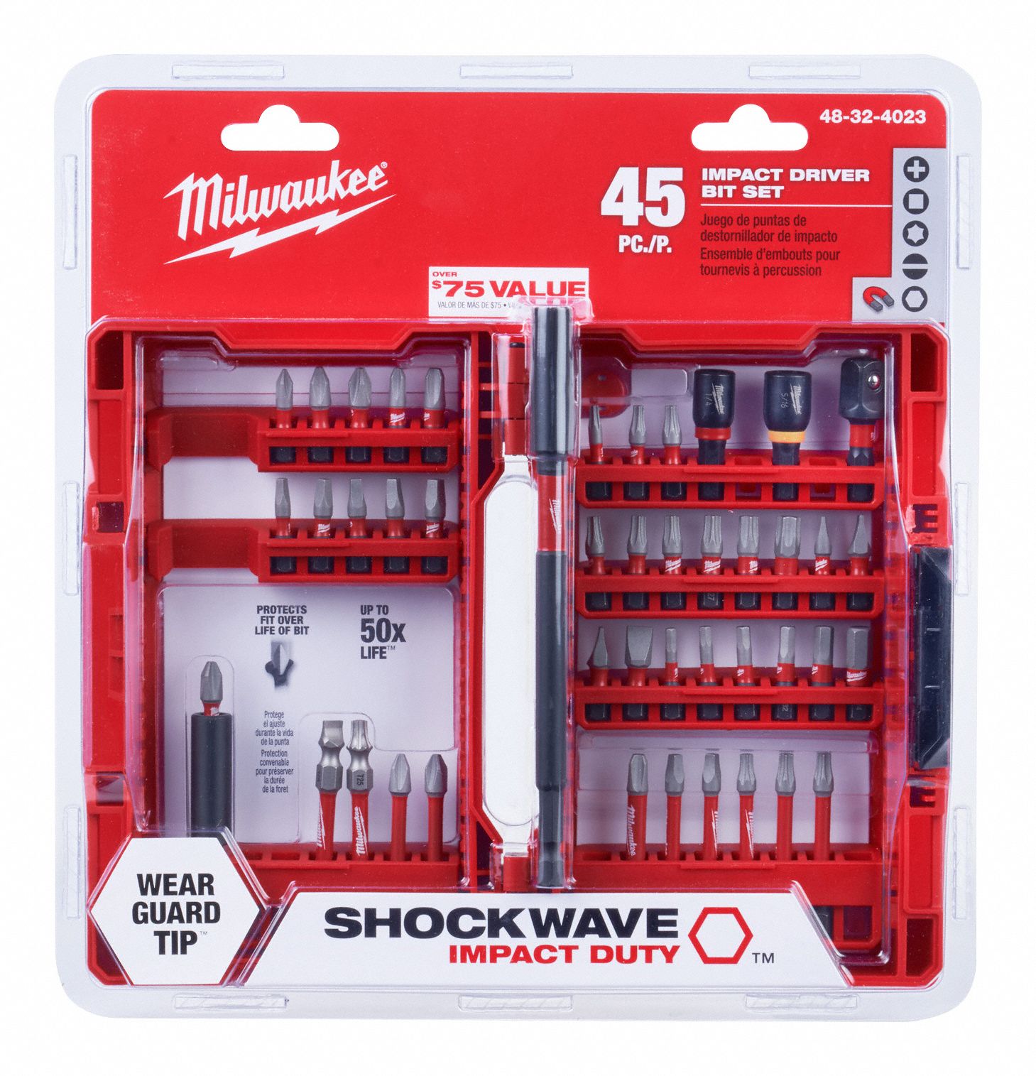 Milwaukee impact driver drill bit deals set