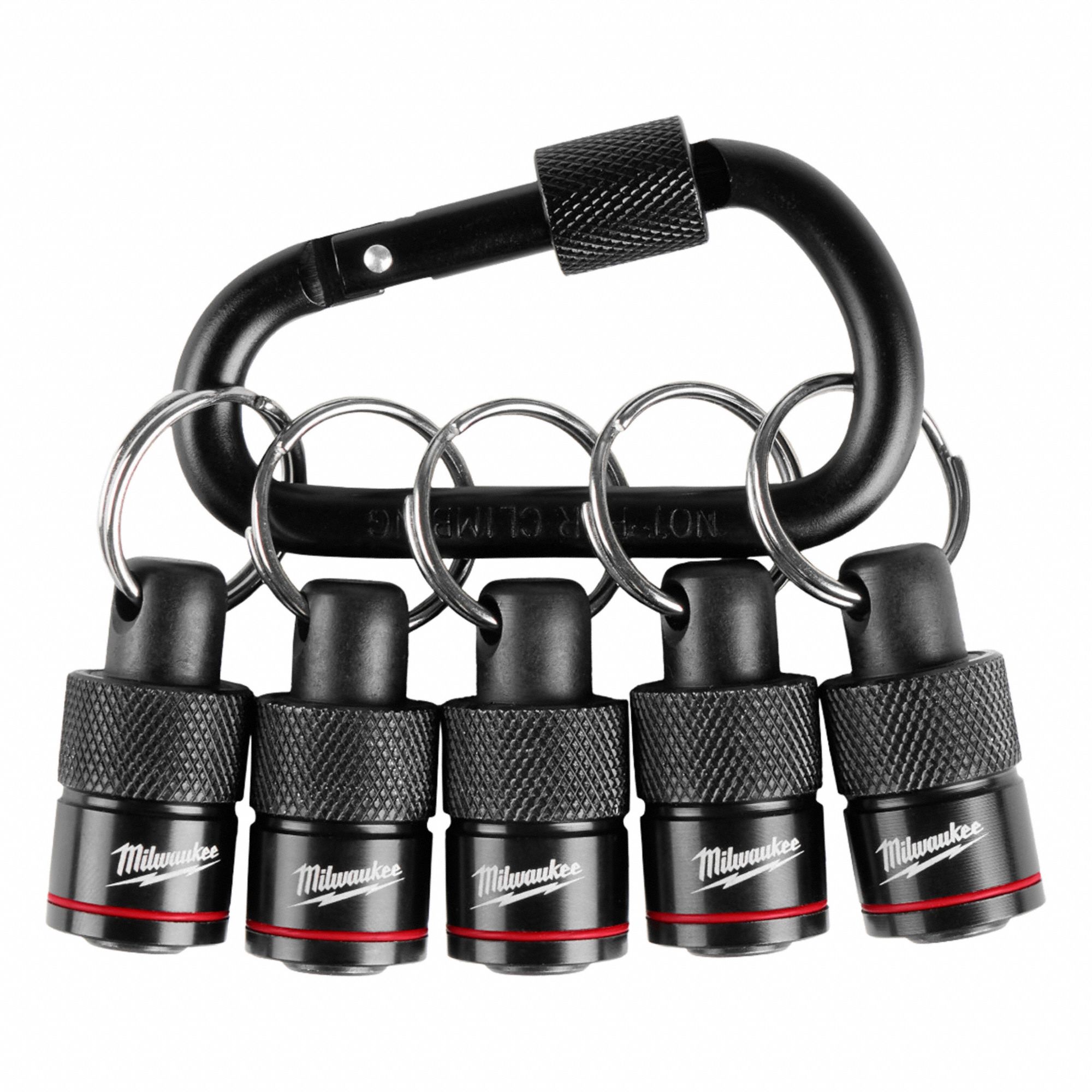 HEX BIT HOLDER WITH CARABINER 5PC