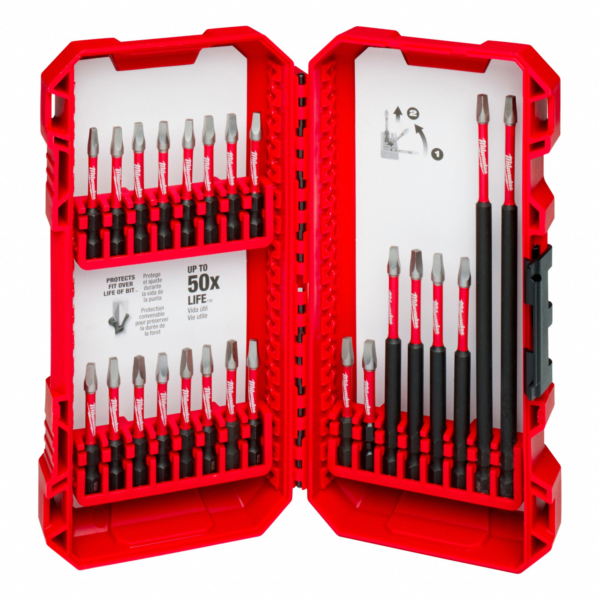 ENSMBLE IMPACT SHOCKWAVE,ACIER,24 PIECES