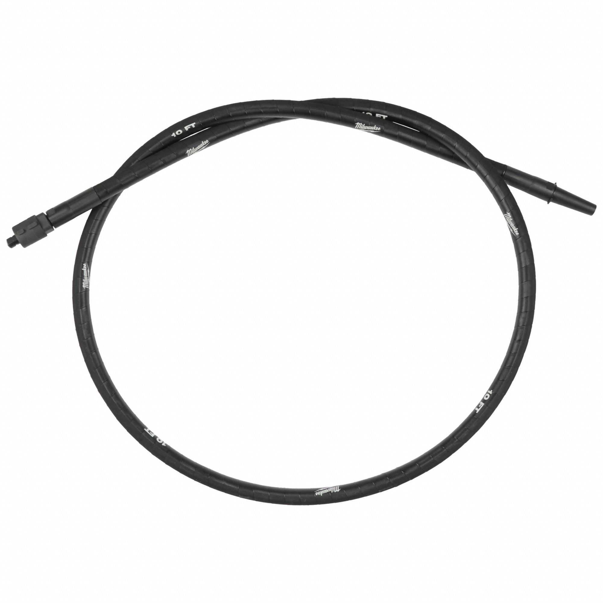 MILWAUKEE CONCRETE VIBRATOR SHAFT, 120X1X1 IN, QUICKCONNECT MOTOR
