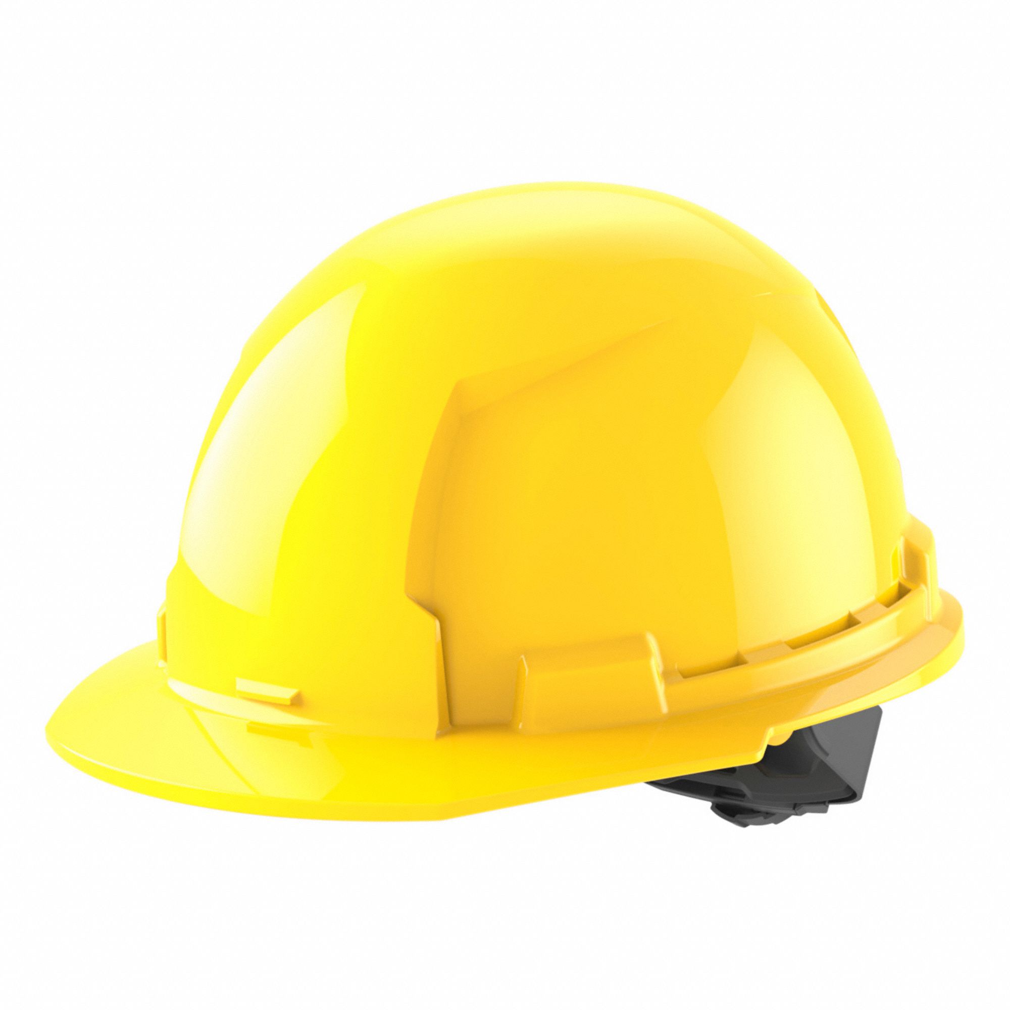 CASQUE DE SÉCURITÉ, CSA, TYPE 1, CLASSE E, PEHD, CLIQUET À 4 POINTS, REBORD AVANT, JAUNE