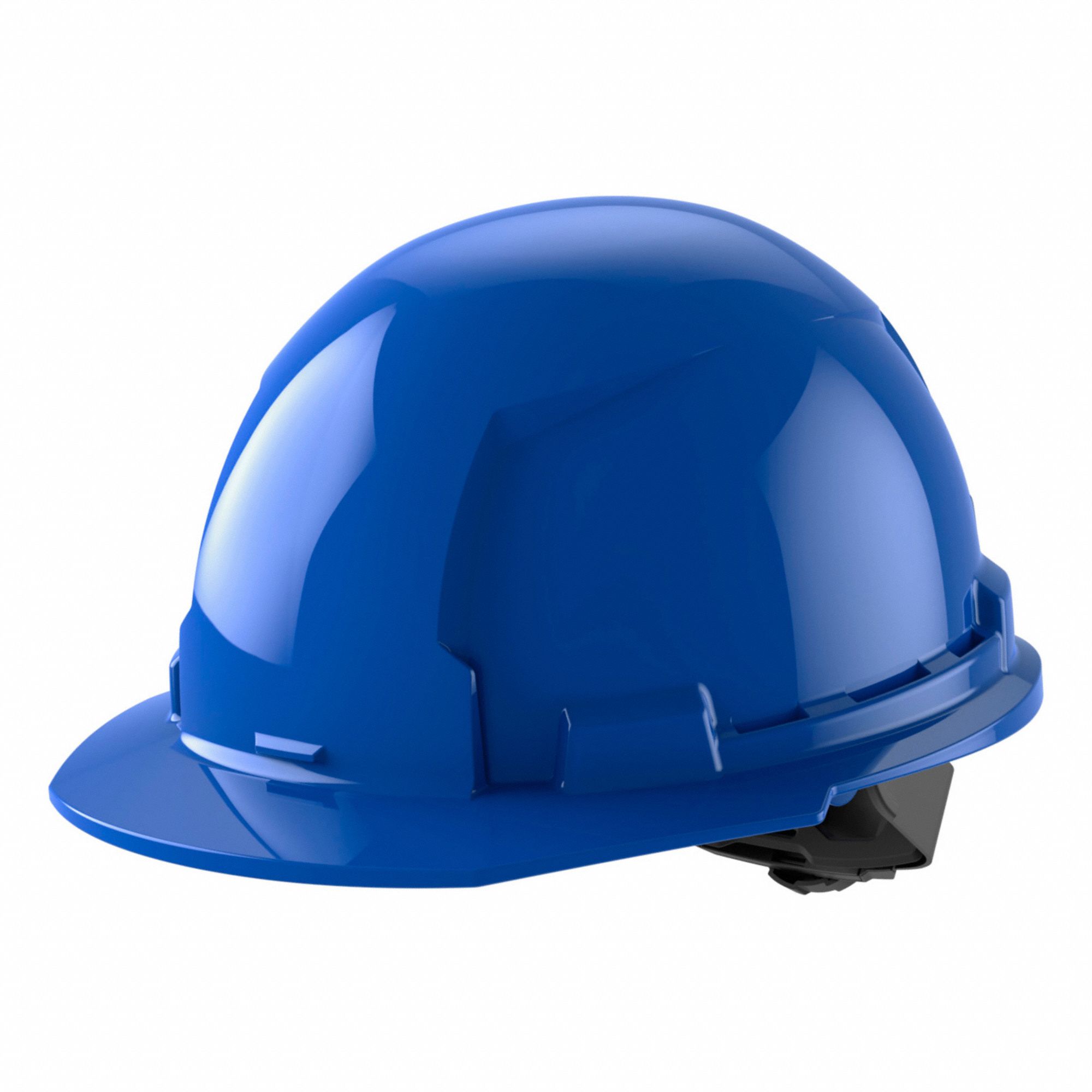 CASQUE DE SÉCURITÉ, CSA, TYPE 1, CLASSE E, PEHD, CLIQUET À 4 POINTS, REBORD AVANT, BLEU
