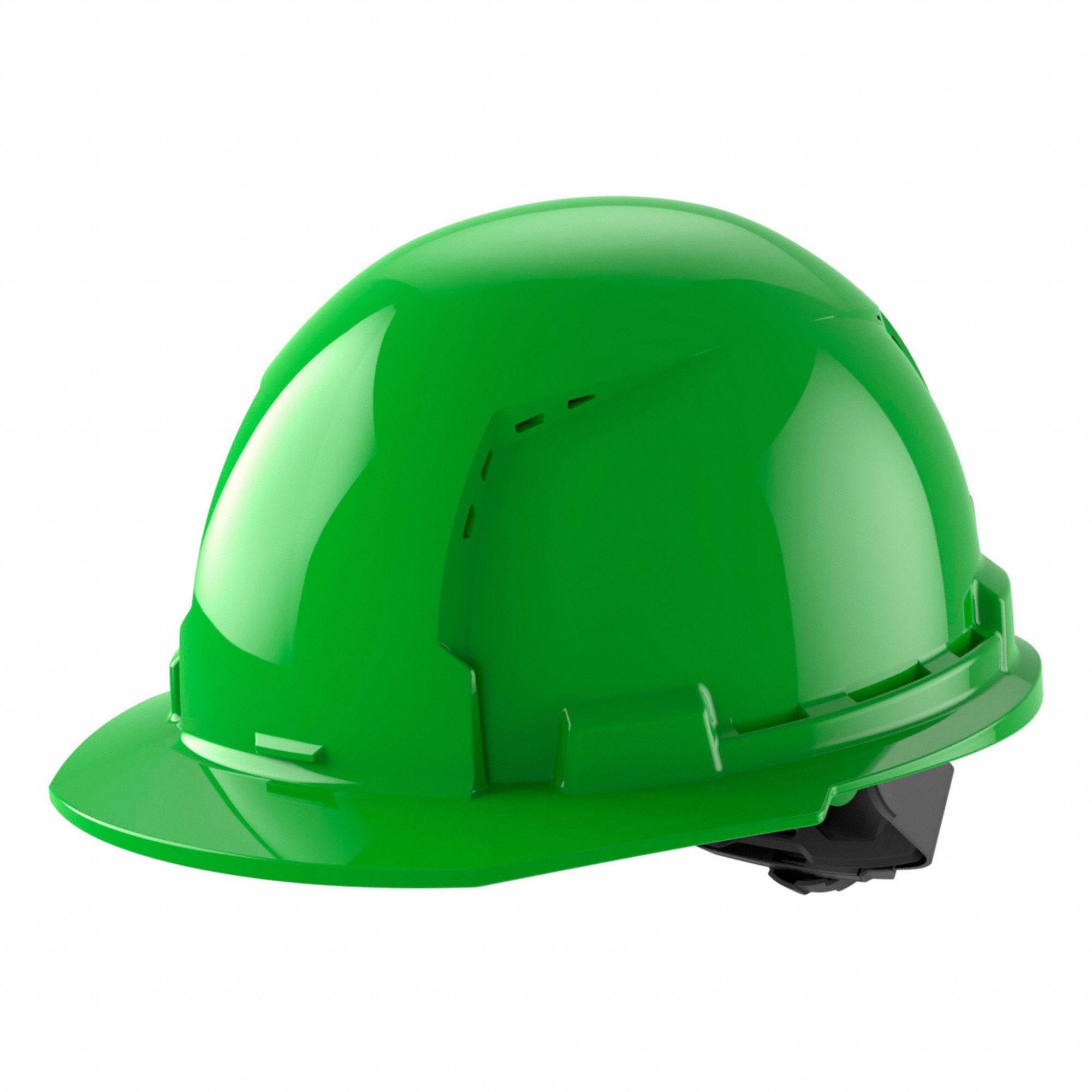 CASQUE DE SÉCURITÉ, CSA, TYPE 1, CLASSE C, PEHD, CLIQUET À 4 POINTS, REBORD AVANT, VERT
