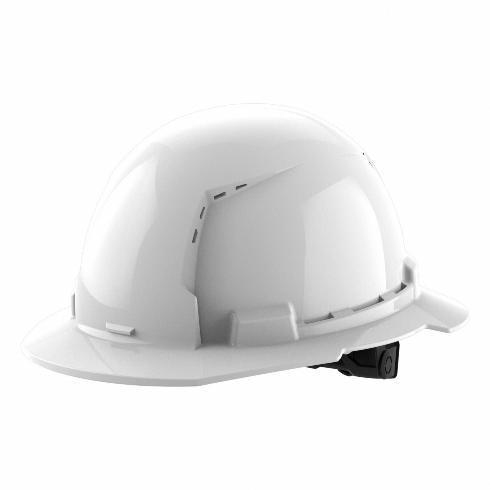 CASQUE DE SÉCURITÉ, CSA, TYPE 1, CLASSE C, PEHD, CLIQUET À 6 POINTS, REBORD COMPLET, BLANC