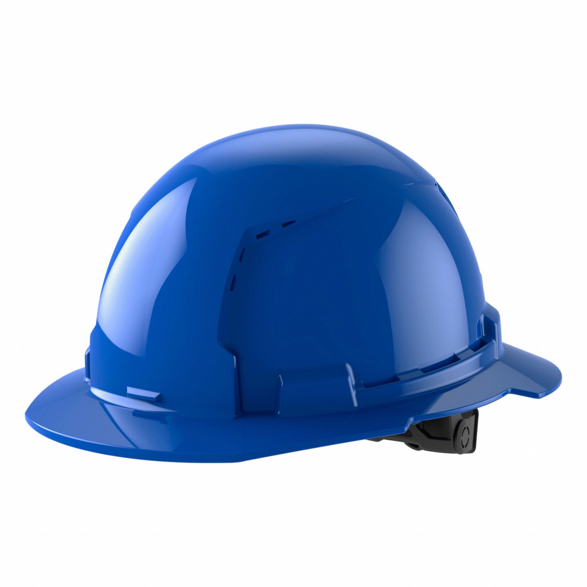 CASQUE DE SÉCURITÉ, CSA, TYPE 1, CLASSE C, PEHD, CLIQUET À 6 POINTS, REBORD COMPLET, BLEU