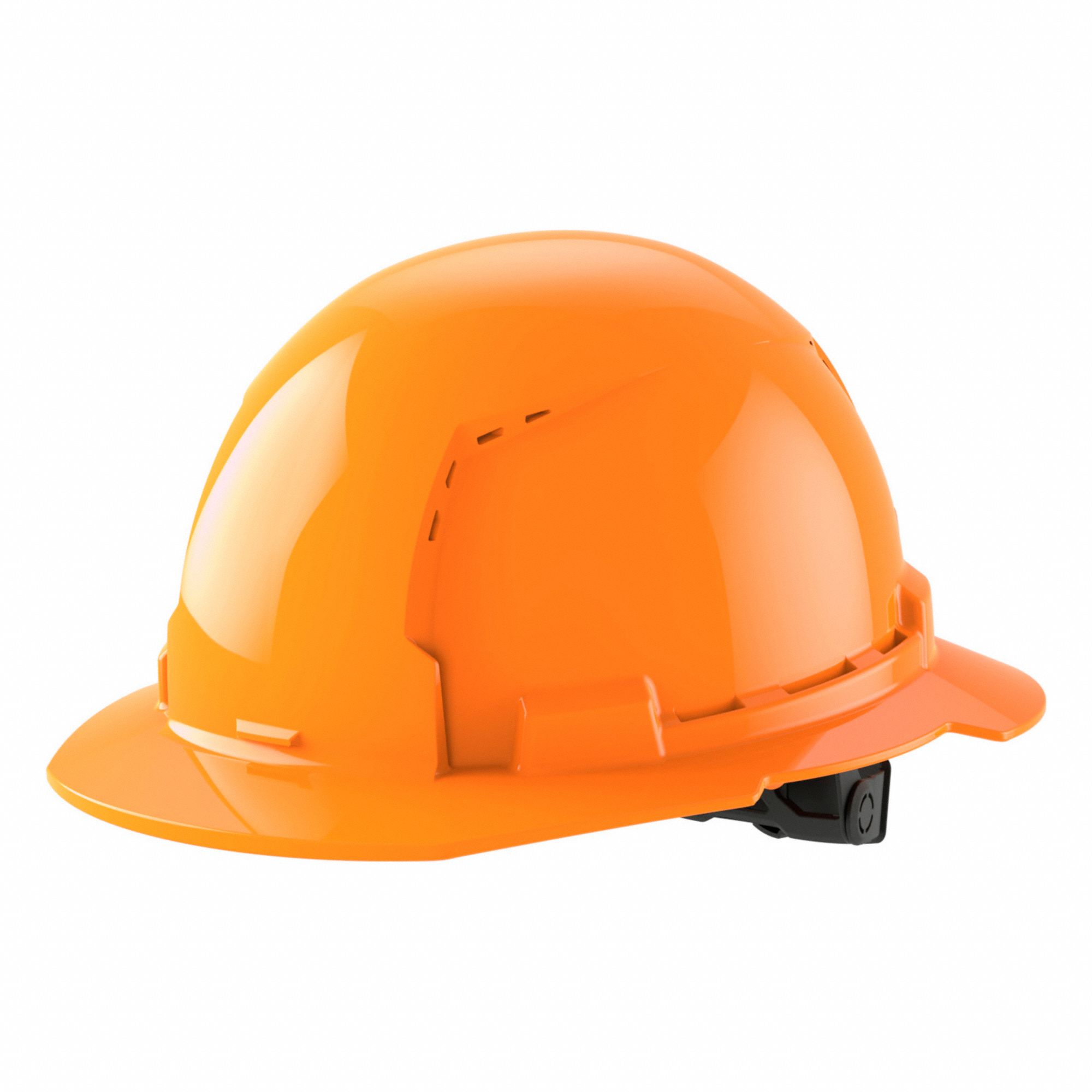 CASQUE DE SÉCURITÉ, CSA, TYPE 1, CLASSE C, PEHD, CLIQUET À 6 POINTS, REBORD COMPLET, ORANGE