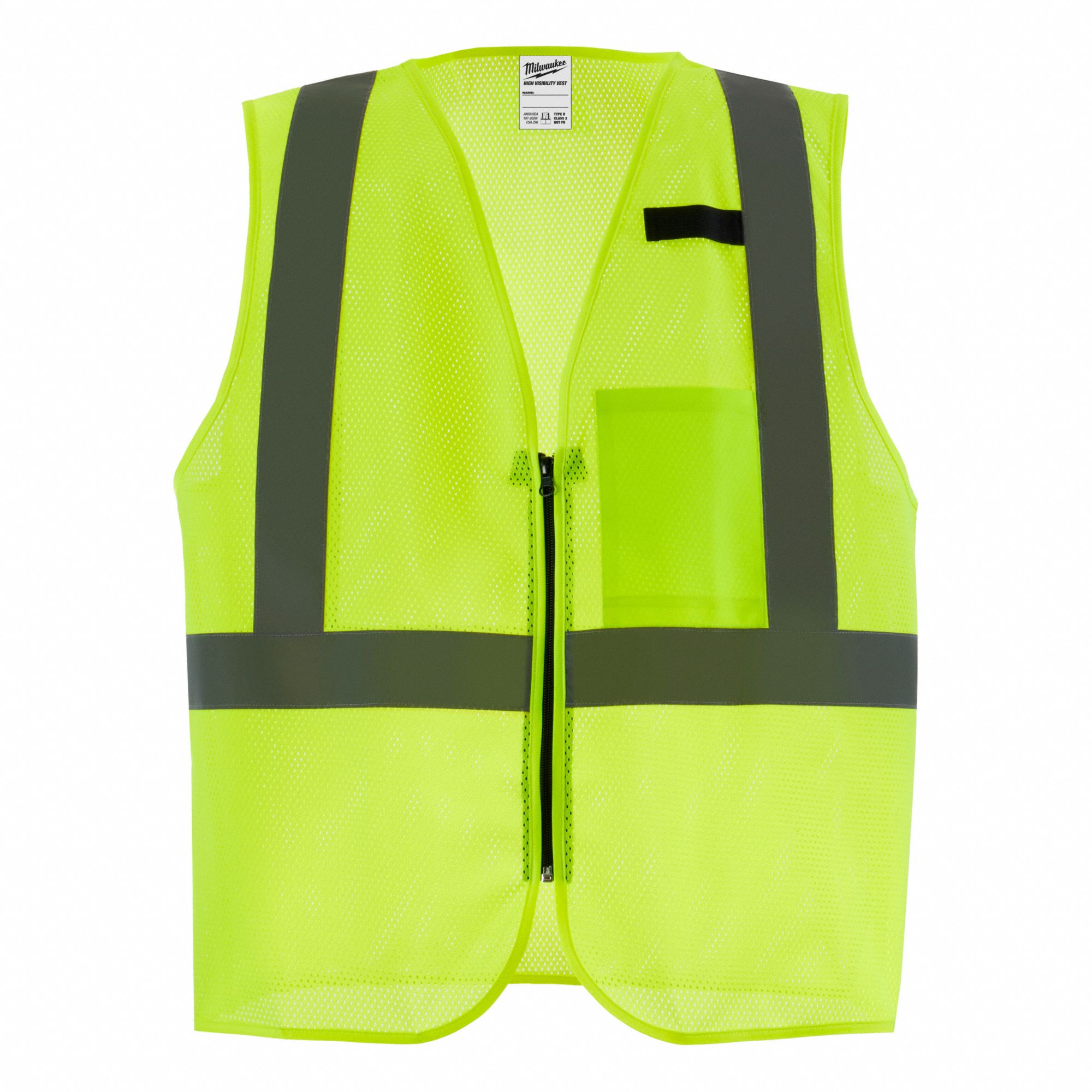 SAFETY VEST,POLYESTER,S/M SZ