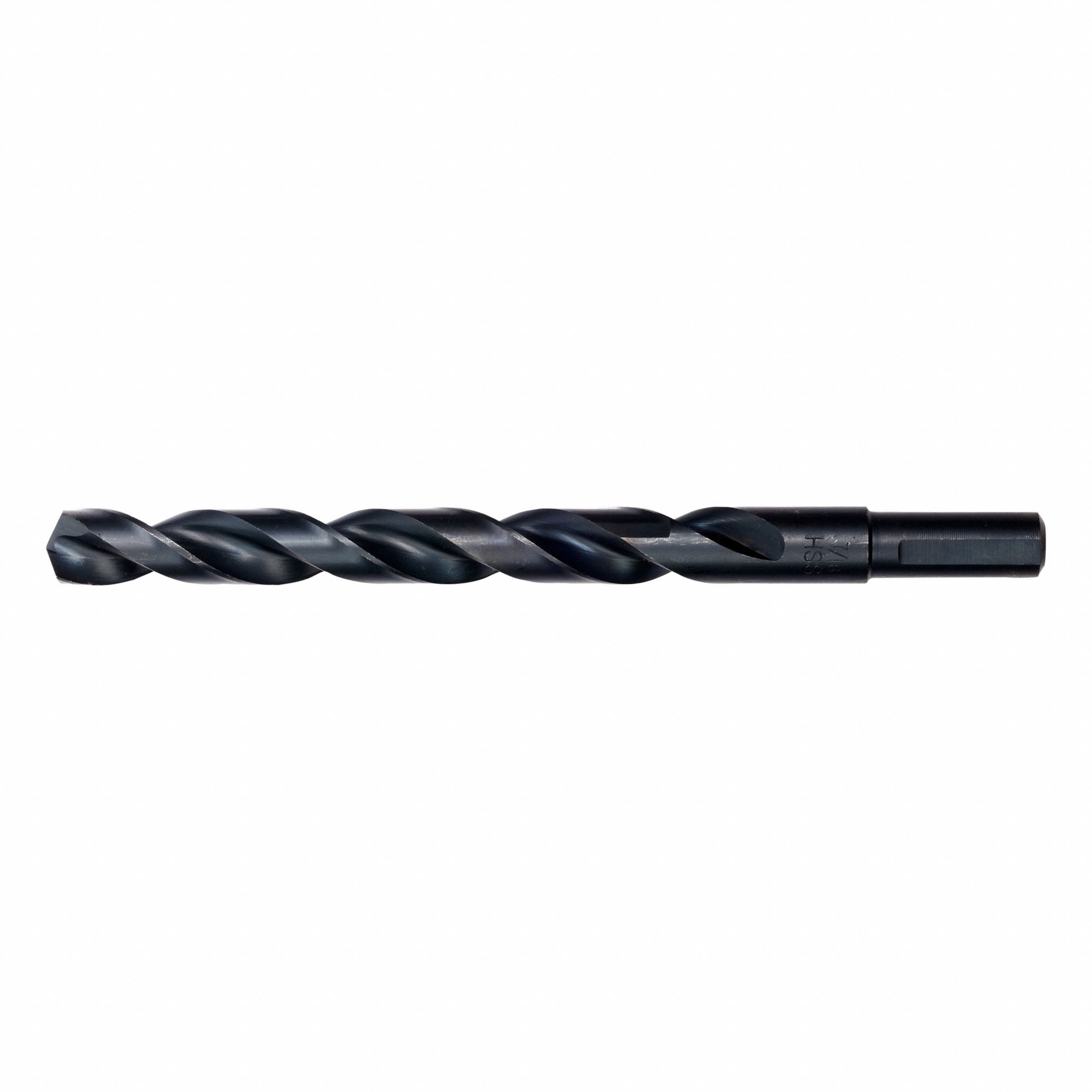 HEX SHANK DRILL BIT, 27/64 IN DRILL BIT SIZE, 5⅜ IN LENGTH, BLACK OXIDE