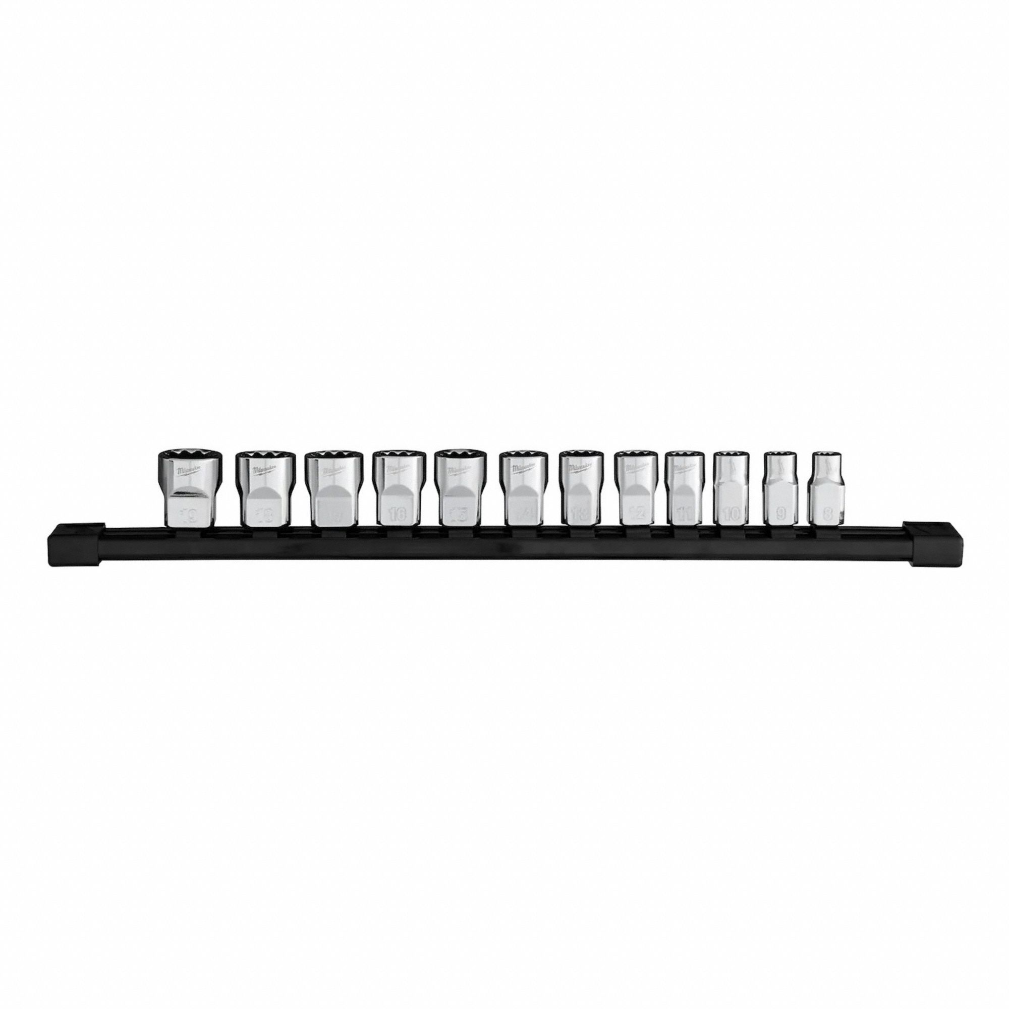 SOCKET SET,3/8 IN,12 PC