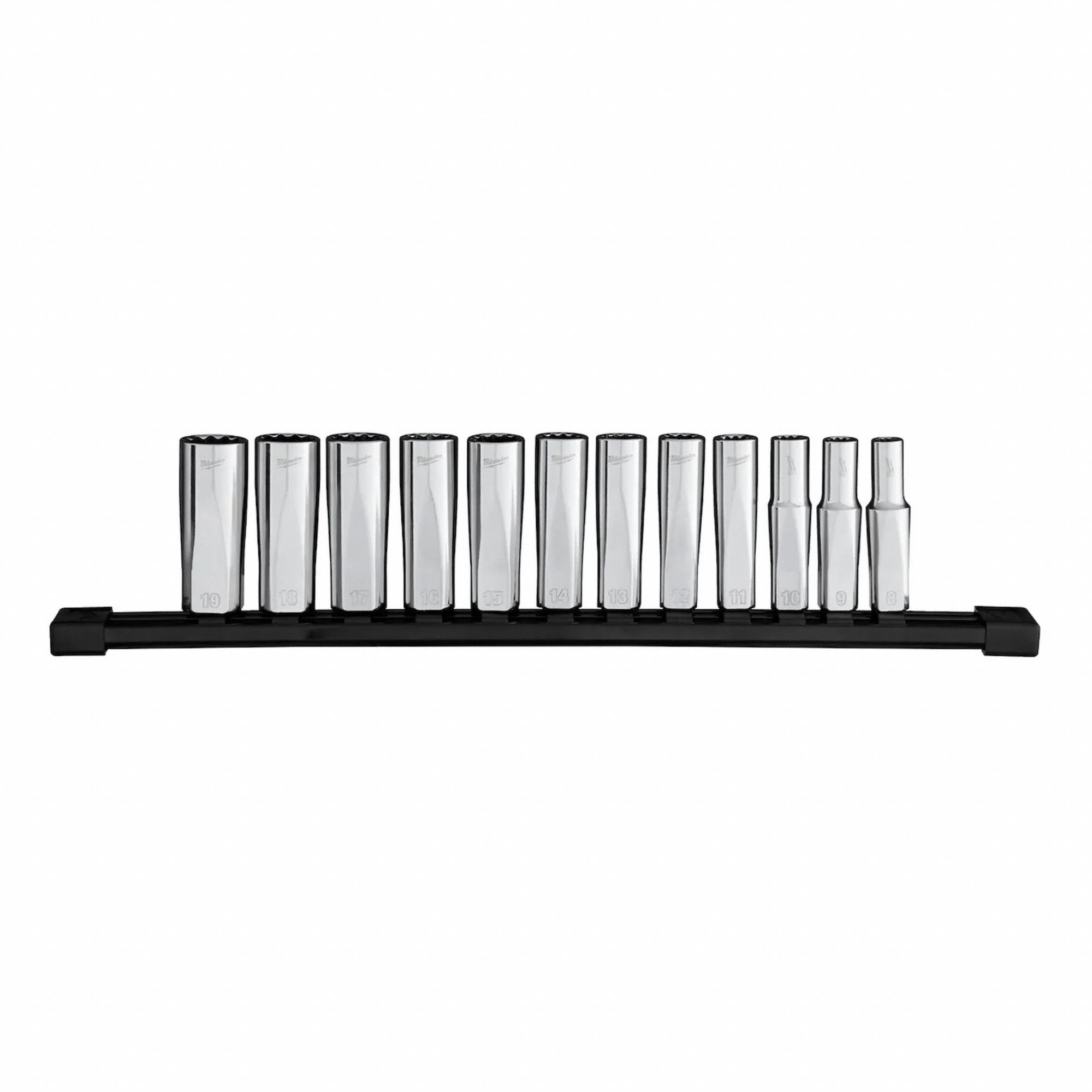 SOCKET SET,3/8 IN,12 PC