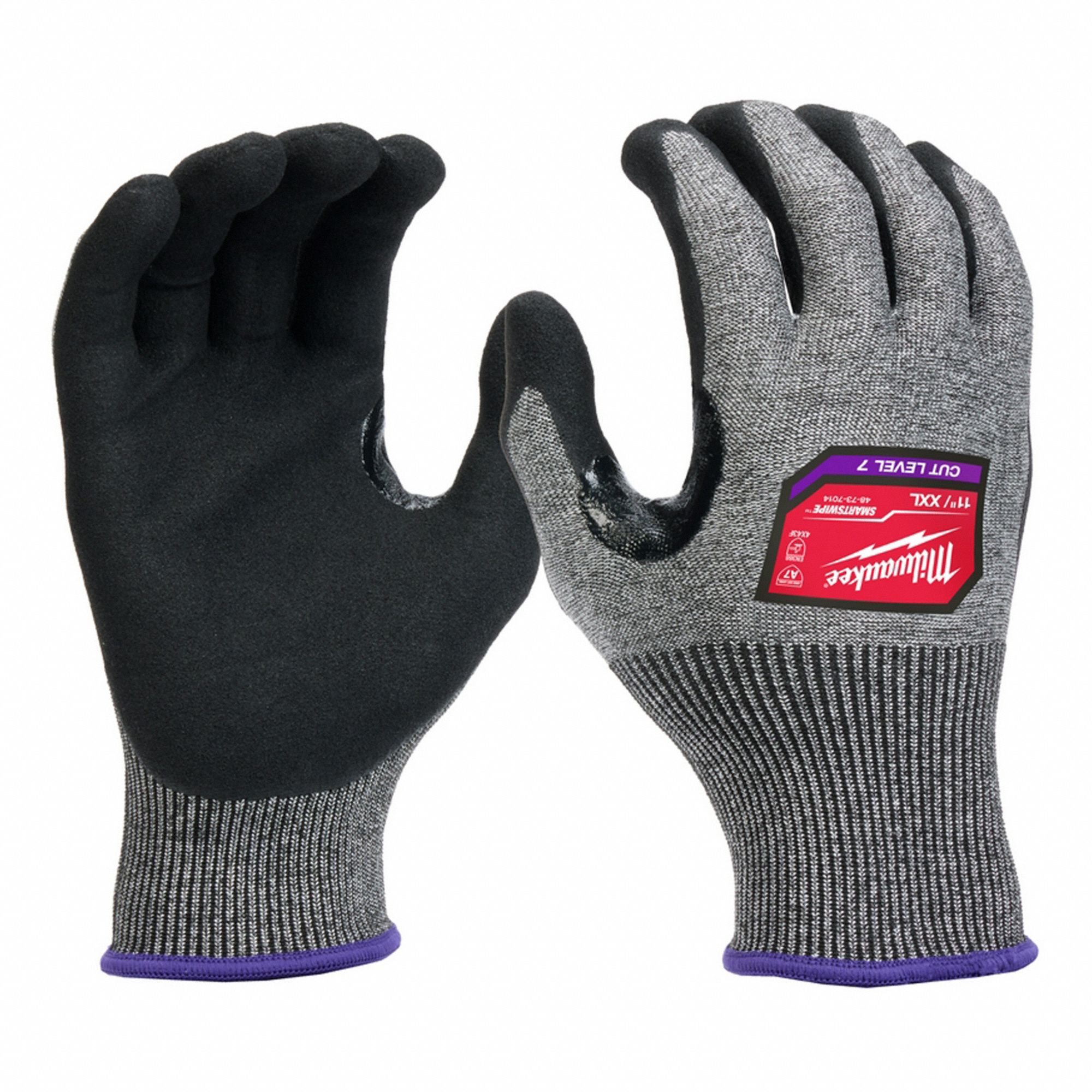 GANTS RESISTANTS COUPURES,NITRILE,2TG,PR
