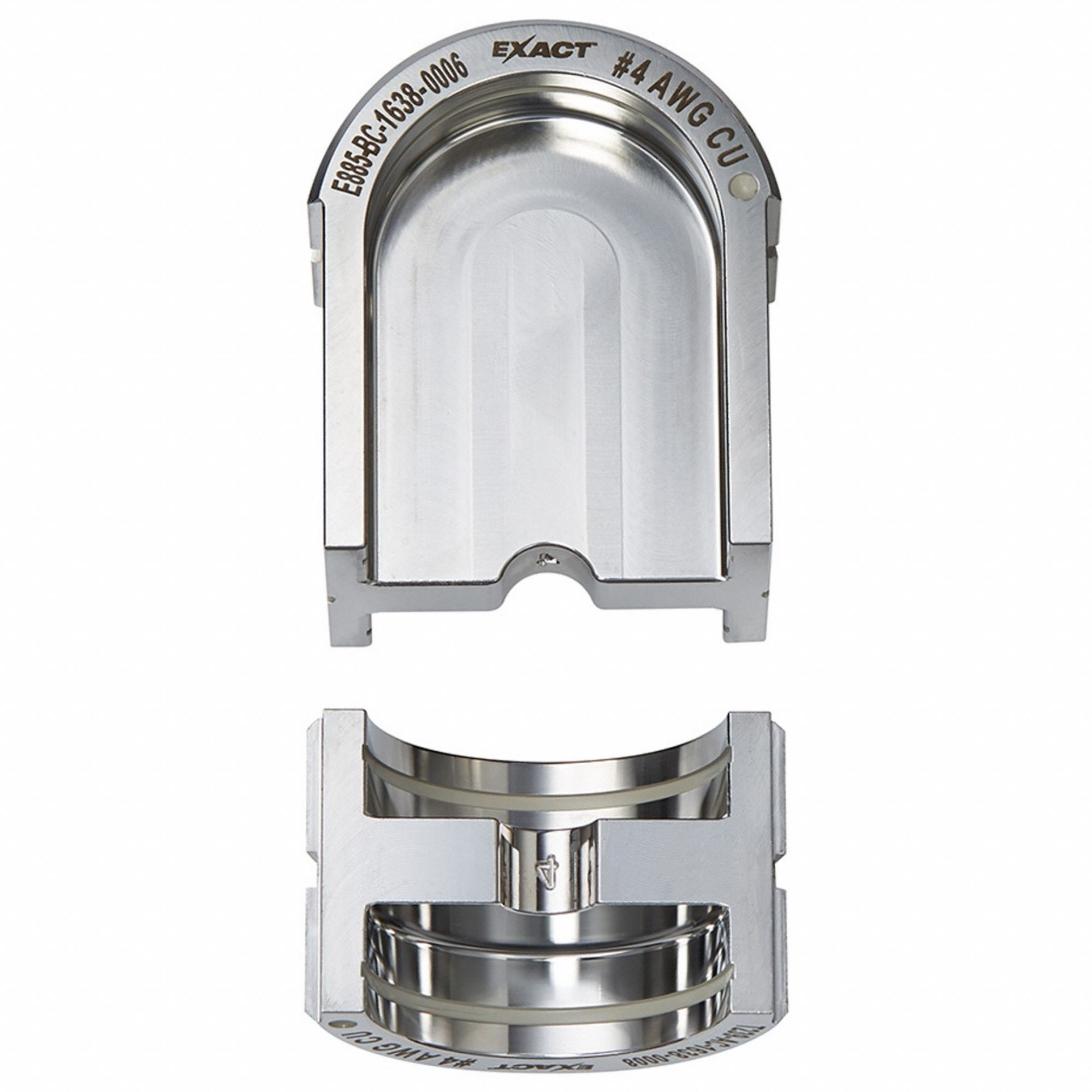 UPPER AND LOWER CRIMPING DIE, 4 AWG, U STYLE DIES, FOR USE WITH 2779-22, 2 SIZES