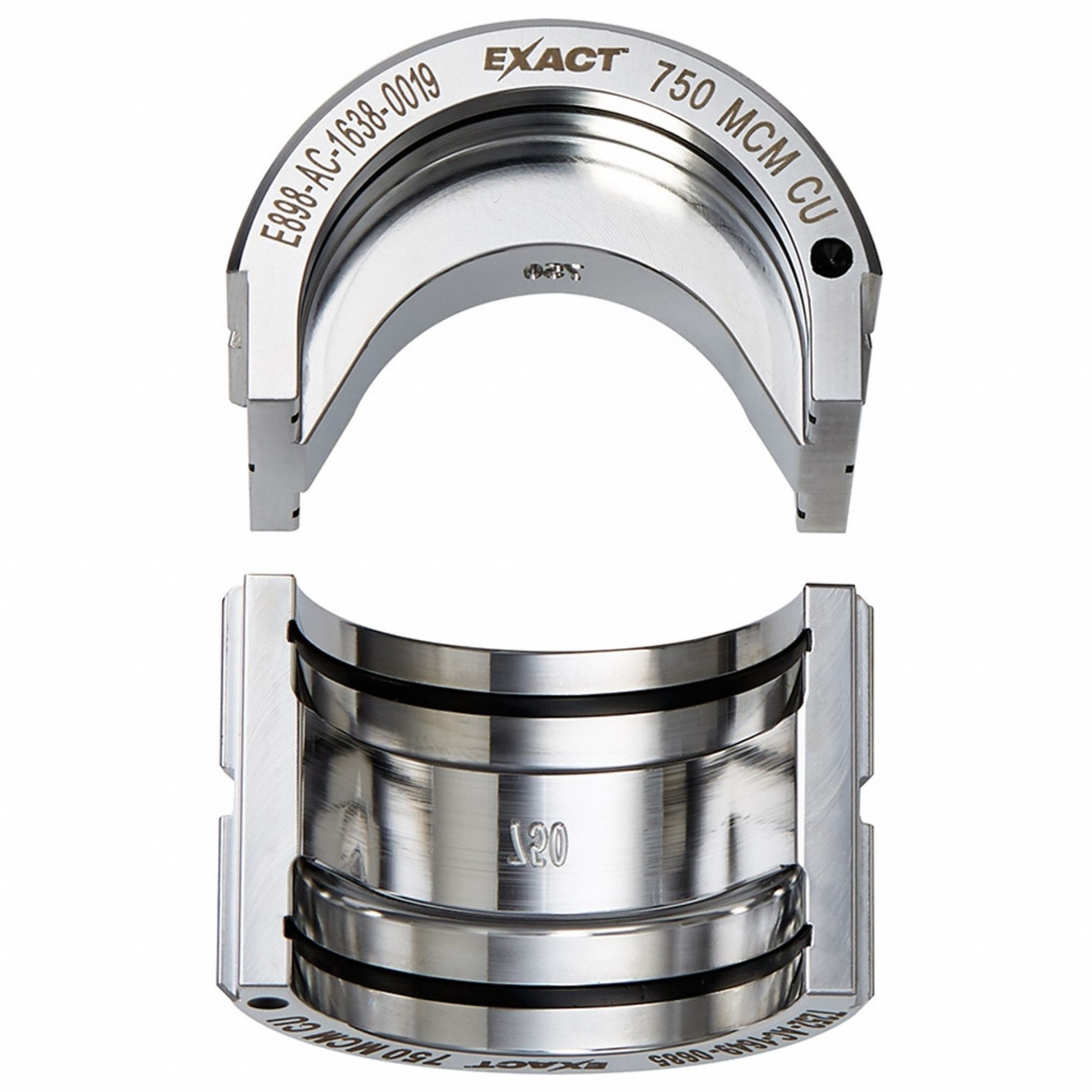 UPPER AND LOWER CRIMPING DIE, 750 KCMIL, U STYLE DIES, FOR USE WITH 2779-22, 2 SIZES