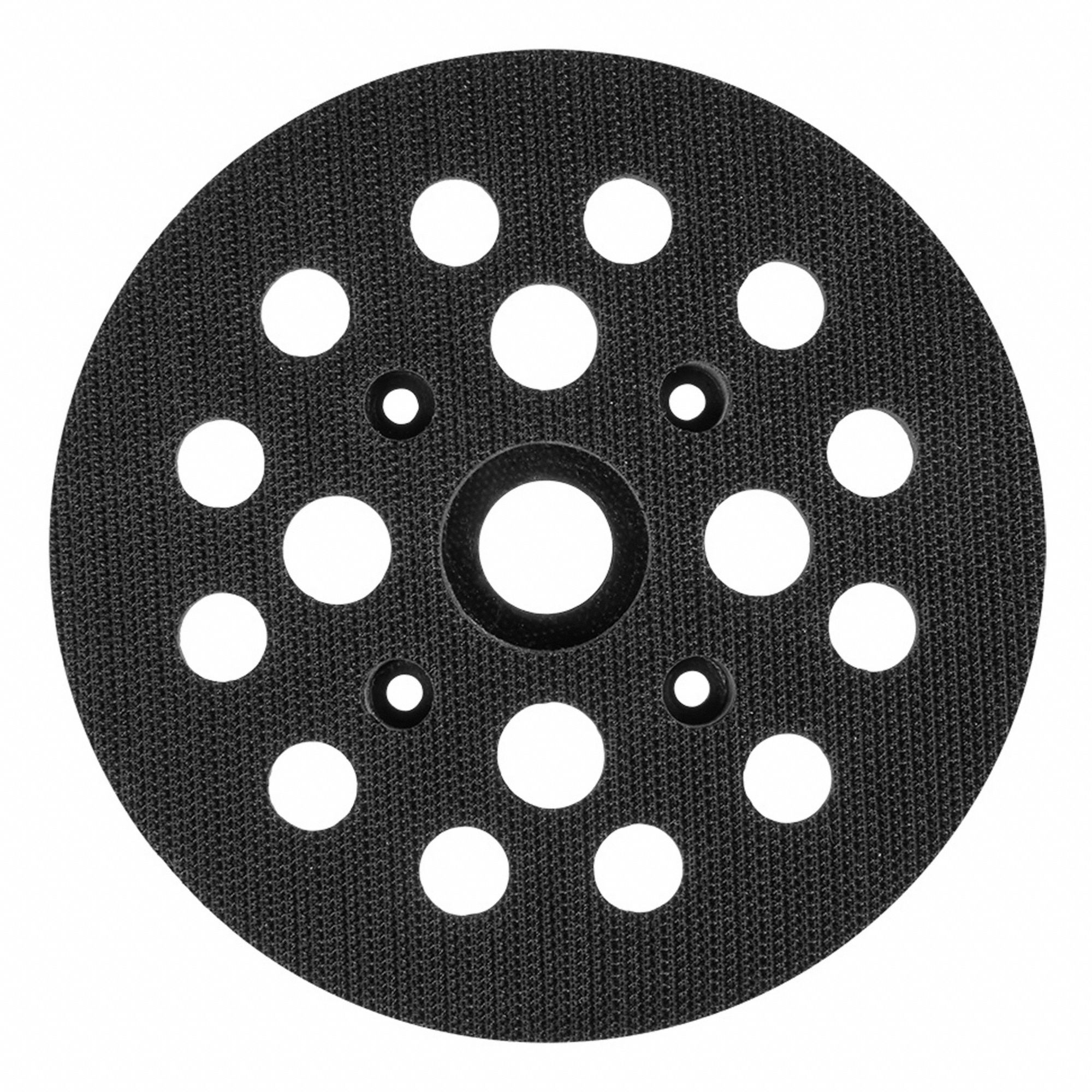 BACKING PLATE, 5 IN, 4 18/25 X 4 18/25 X 21/50 IN, FOAM, FOR 15 MM/21 MM POLISHERS