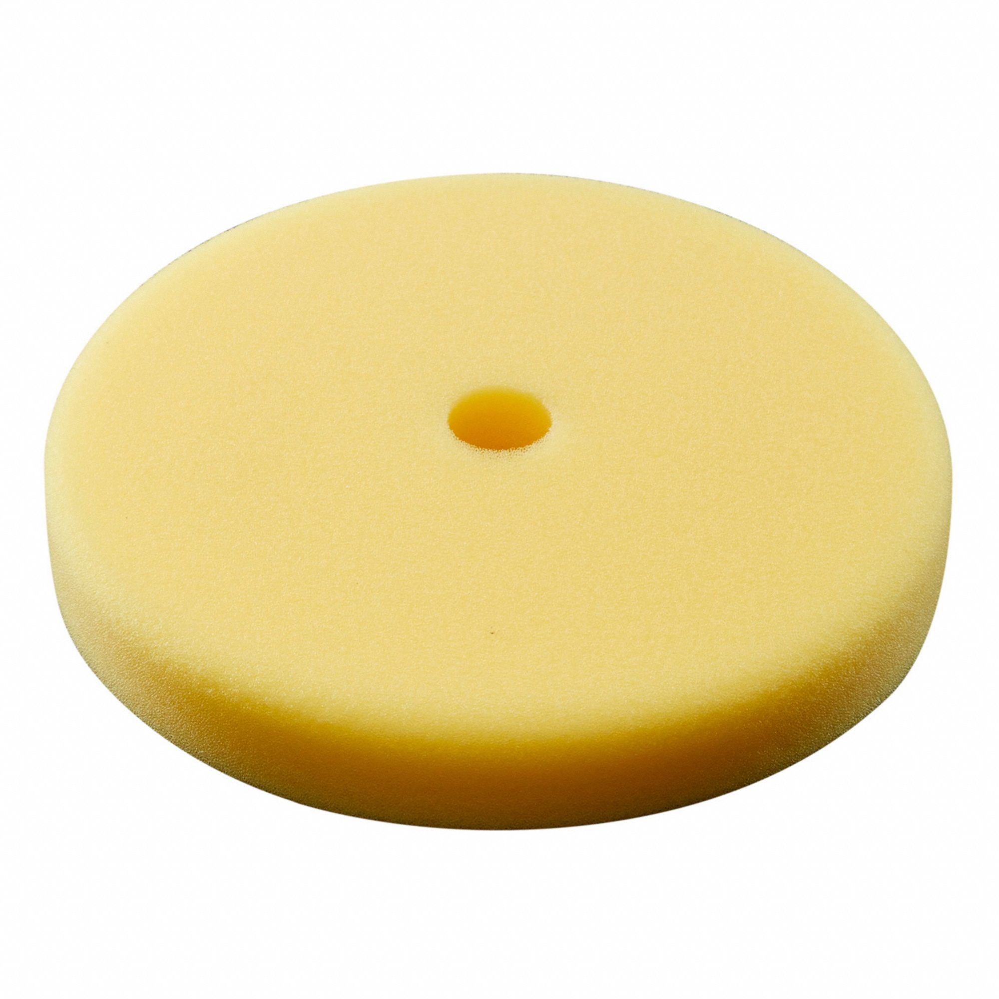 POLISHING PAD FOR M18 FUEL POLISHER, YELLOW, 7 IN DIAMETER, 7.28 IN THICK, FOAM, PK 5