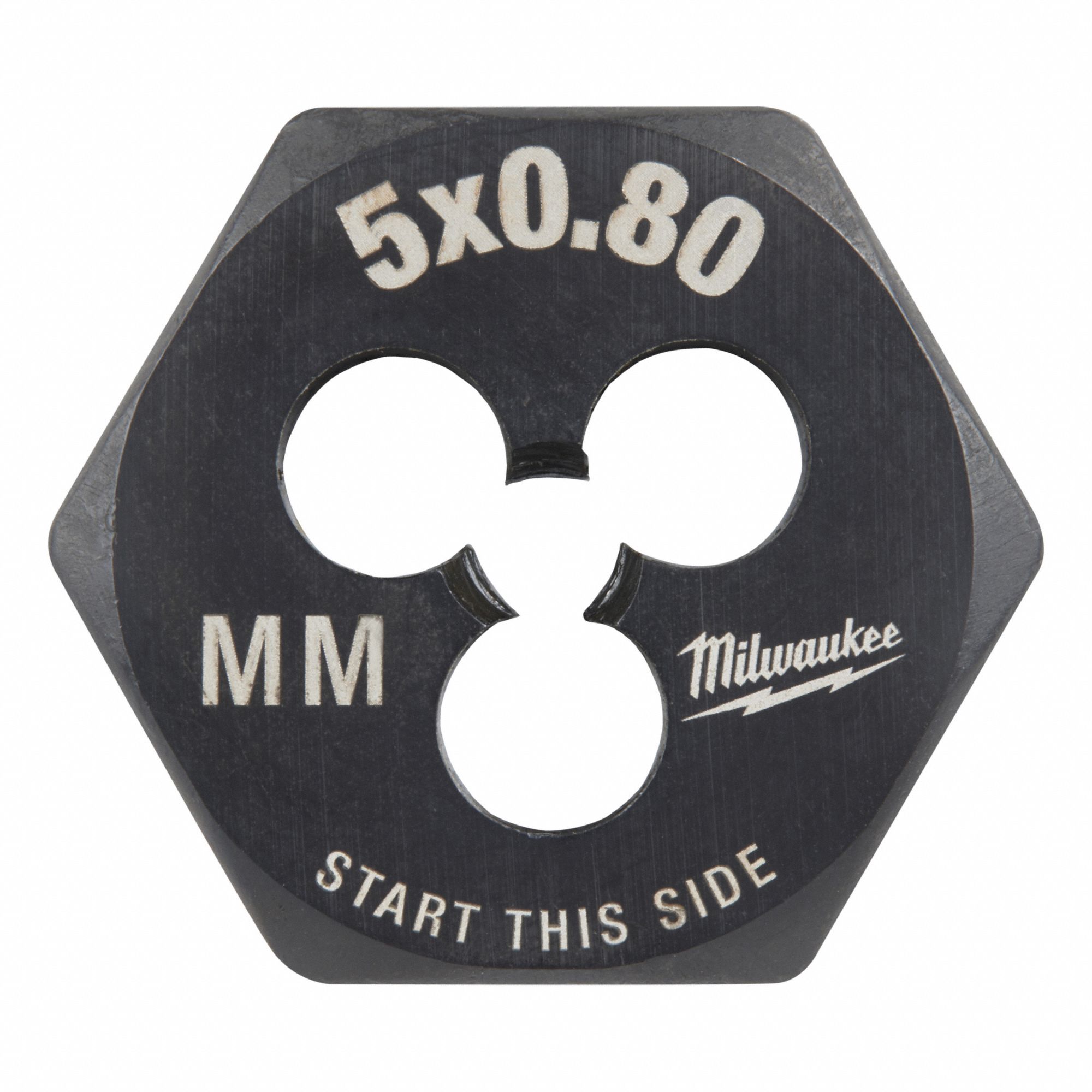 TAP AND DIE SET, HEX SHAPE, BLACK OXIDE FINISH, COOLANT THROUGH, CARBON STEEL