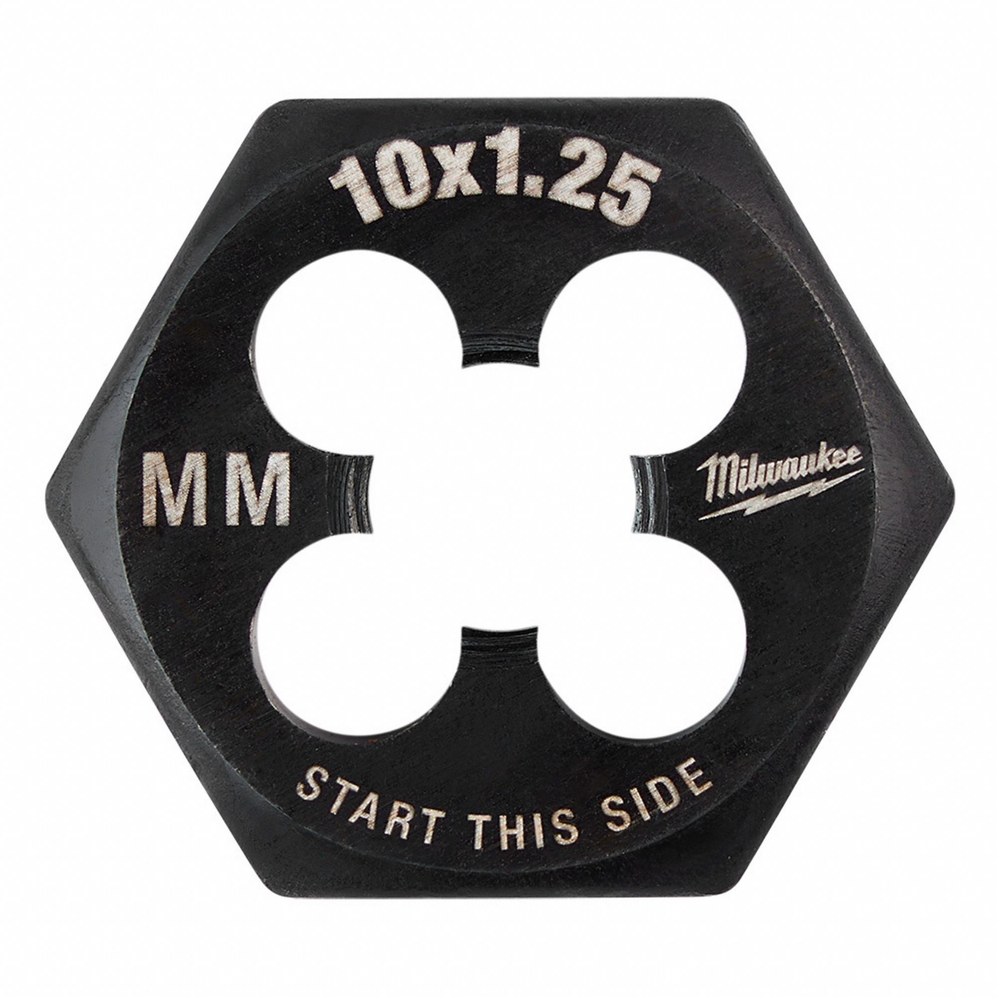 TAP AND DIE SET, HEX SHAPE, BLACK OXIDE FINISH, COOLANT THROUGH, CARBON STEEL