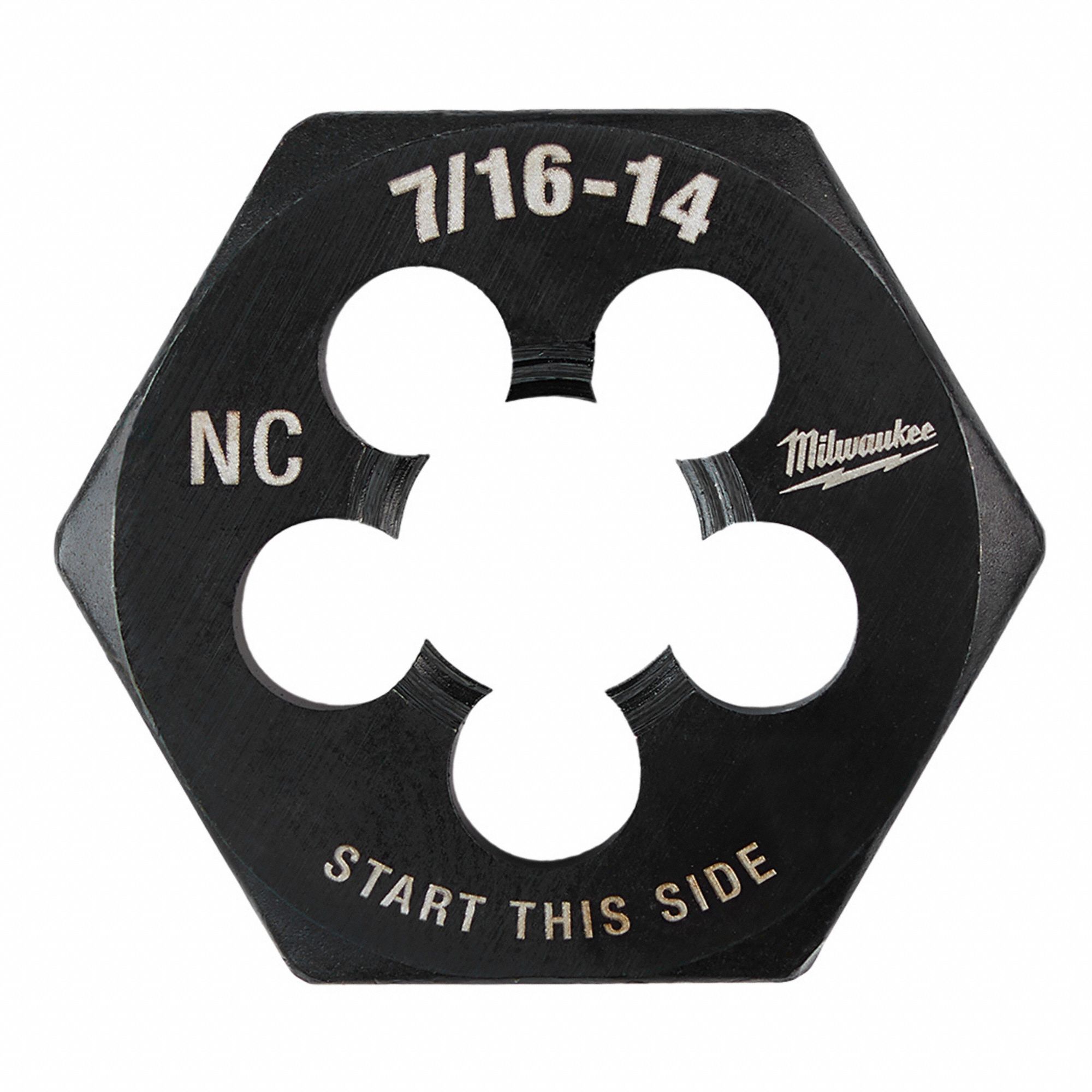 TAP AND DIE SET, HEX SHAPE, BLACK OXIDE FINISH, COOLANT THROUGH, CARBON STEEL