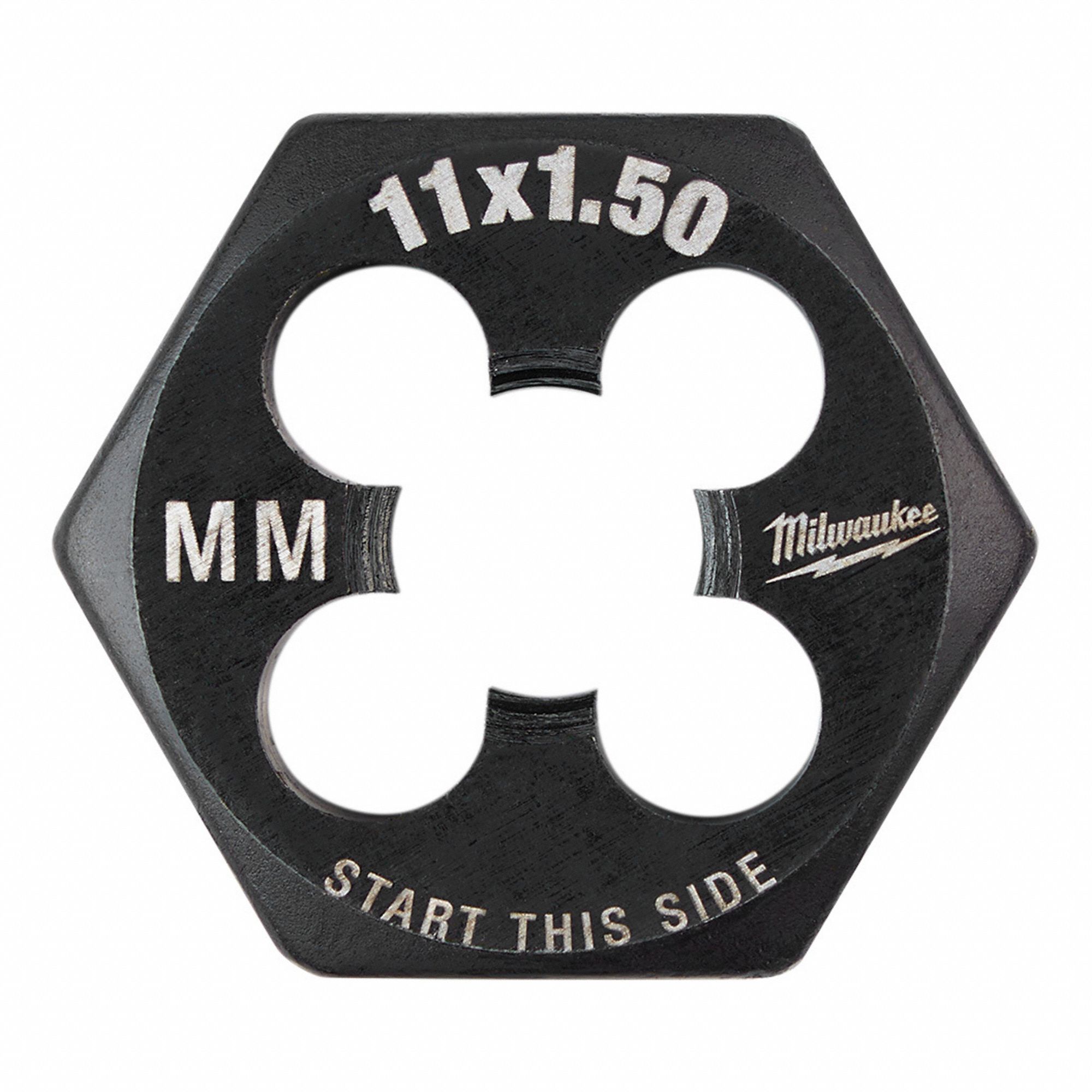 TAP AND DIE SET, HEX SHAPE, BLACK OXIDE FINISH, COOLANT THROUGH, CARBON STEEL