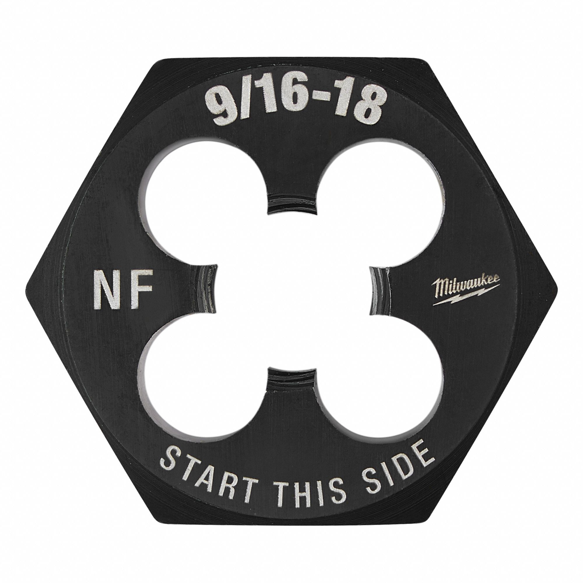 TAP AND DIE SET, HEX SHAPE, BLACK OXIDE FINISH, COOLANT THROUGH, CARBON STEEL