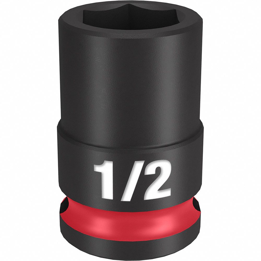 STD IMPACT SOCKET 3/8 DR 1/2