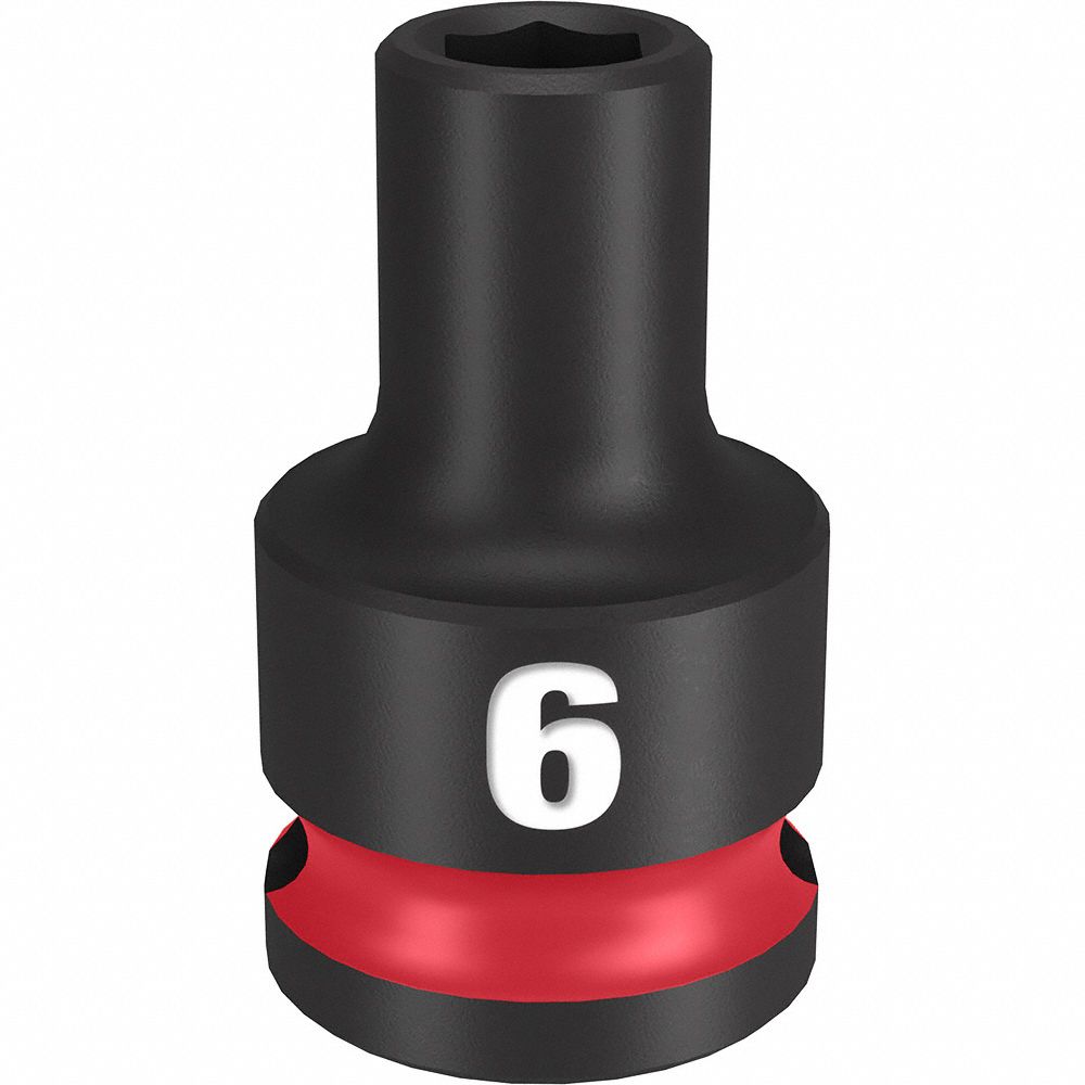 STD IMPACT SOCKET 3/8 DR 6MM