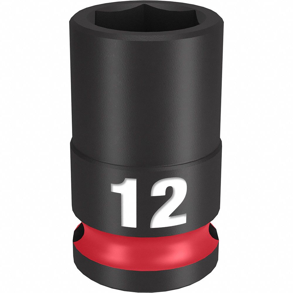 STD IMPACT SOCKET 3/8 DR 12MM