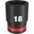 STD IMPACT SOCKET 3/8 DR 18MM