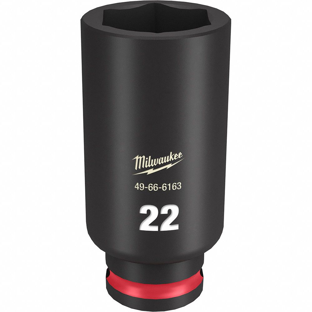 DEEP IMPACT SOCKET 3/8 DR 22MM