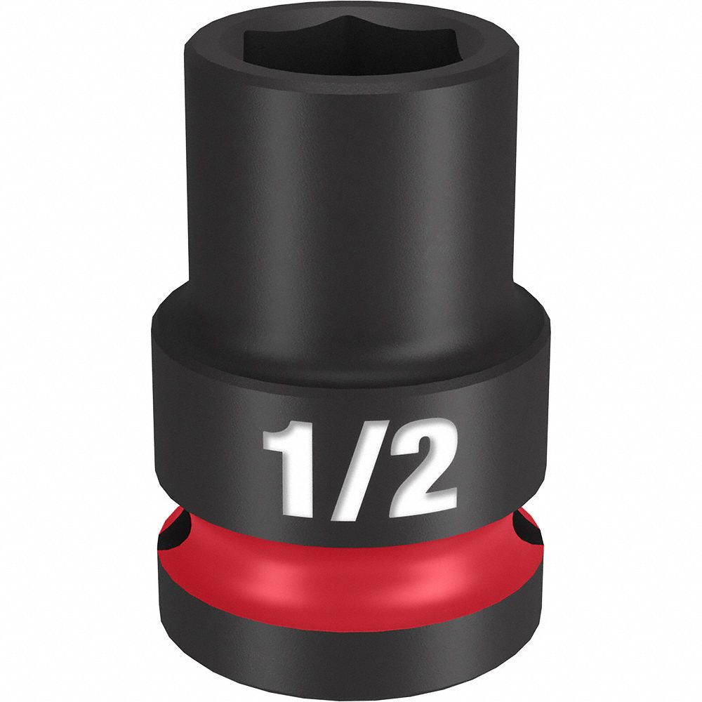 STD IMPACT SOCKET 1/2 DR 1/2
