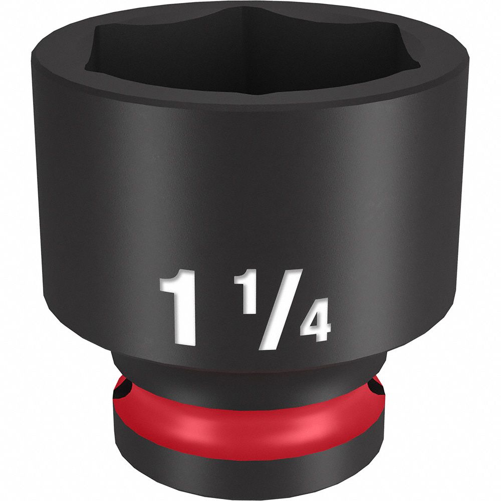 STD IMPACT SOCKET 1/2 DR 1-1/4