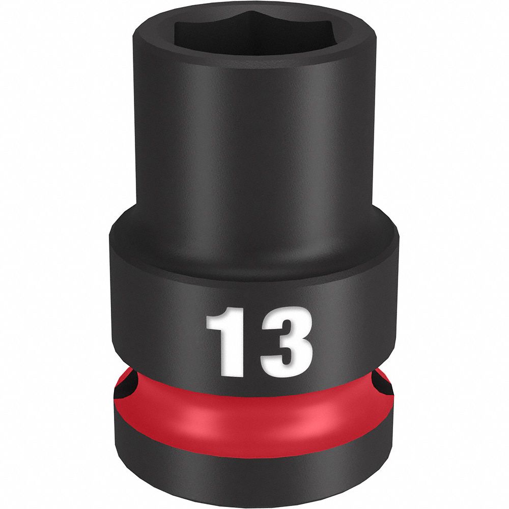STD IMPACT SOCKET 1/2 DR 13MM