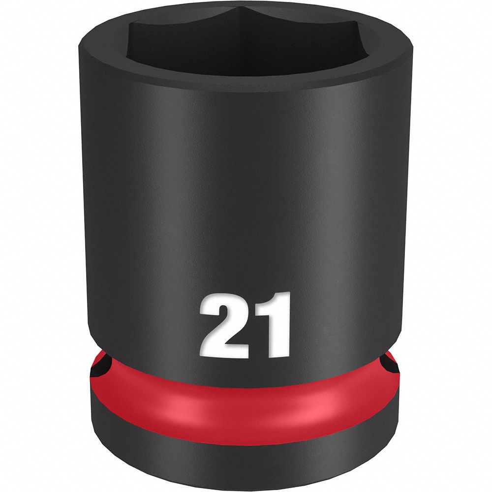 STD IMPACT SOCKET 1/2 DR 21MM