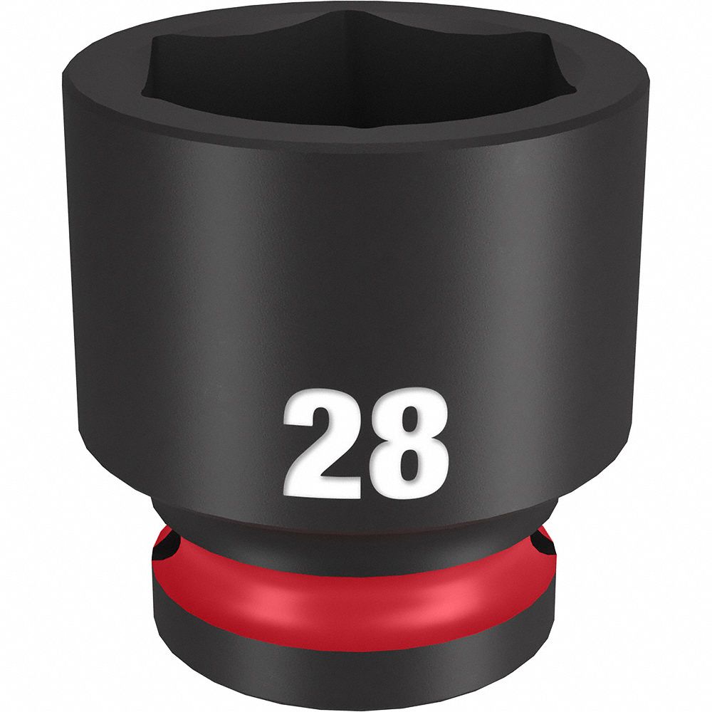 STD IMPACT SOCKET 1/2 DR 28MM