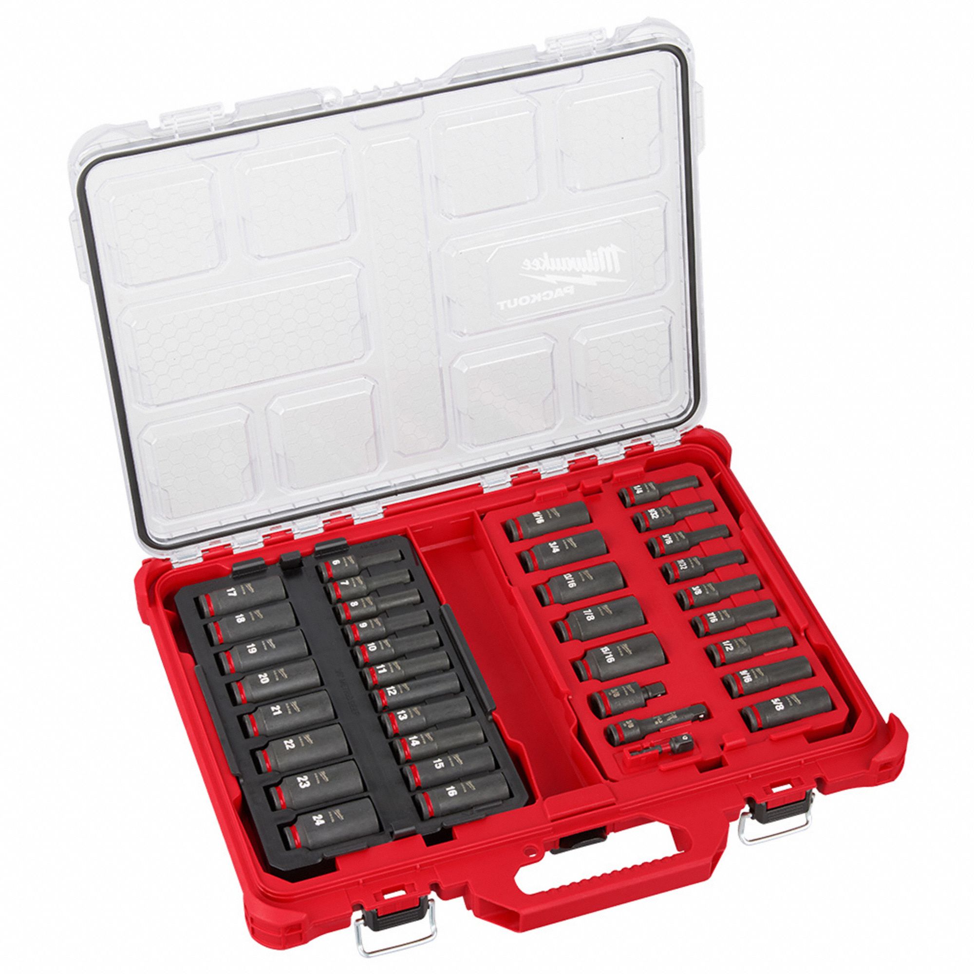 SOCKET SET,16-19/64 IN L,HEX,36 PIECES