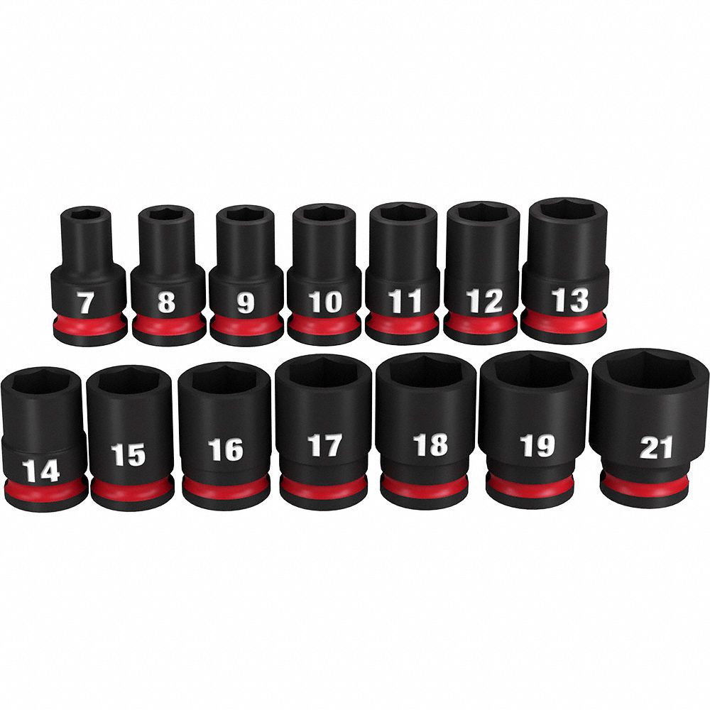 SOCKET SET,STEEL,14PCS,3/8IN DR SZ,MTRIC