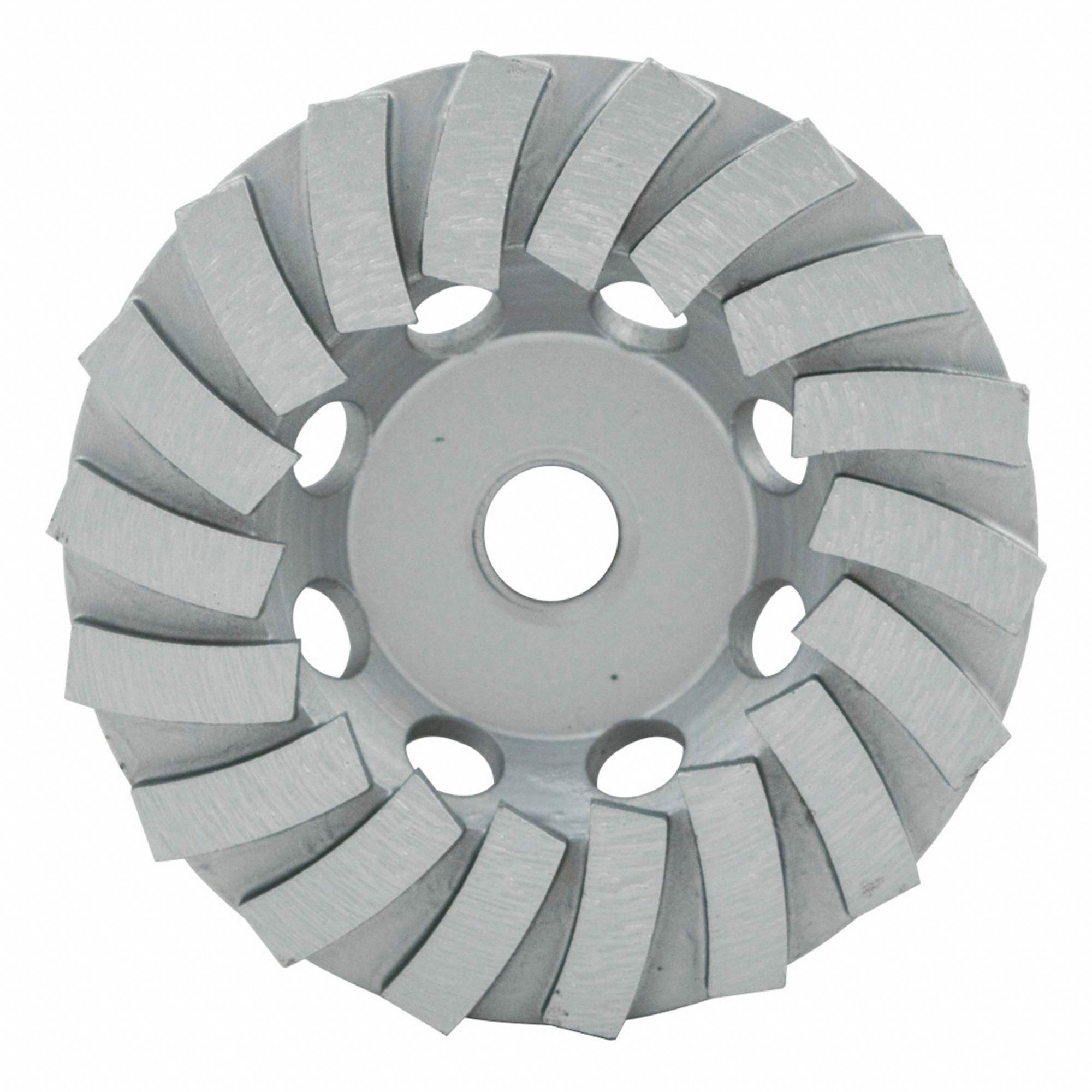 CUP WHEEL, TURBO/SEGMENTED, MAX RPM 15,000/CONCRETE USE, 5/8